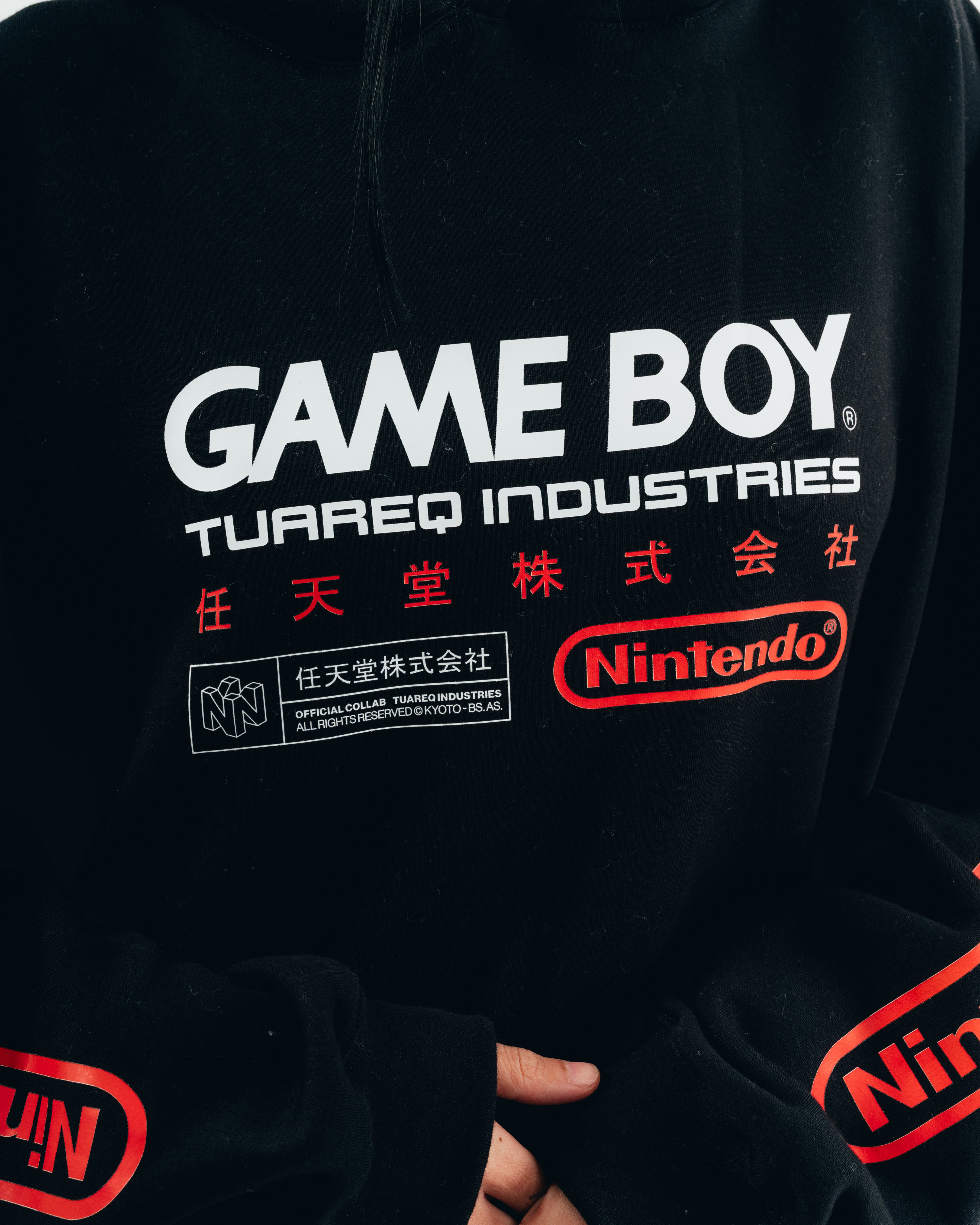 HOODIE [ NINTENDO ] GAME BOY BLACK
