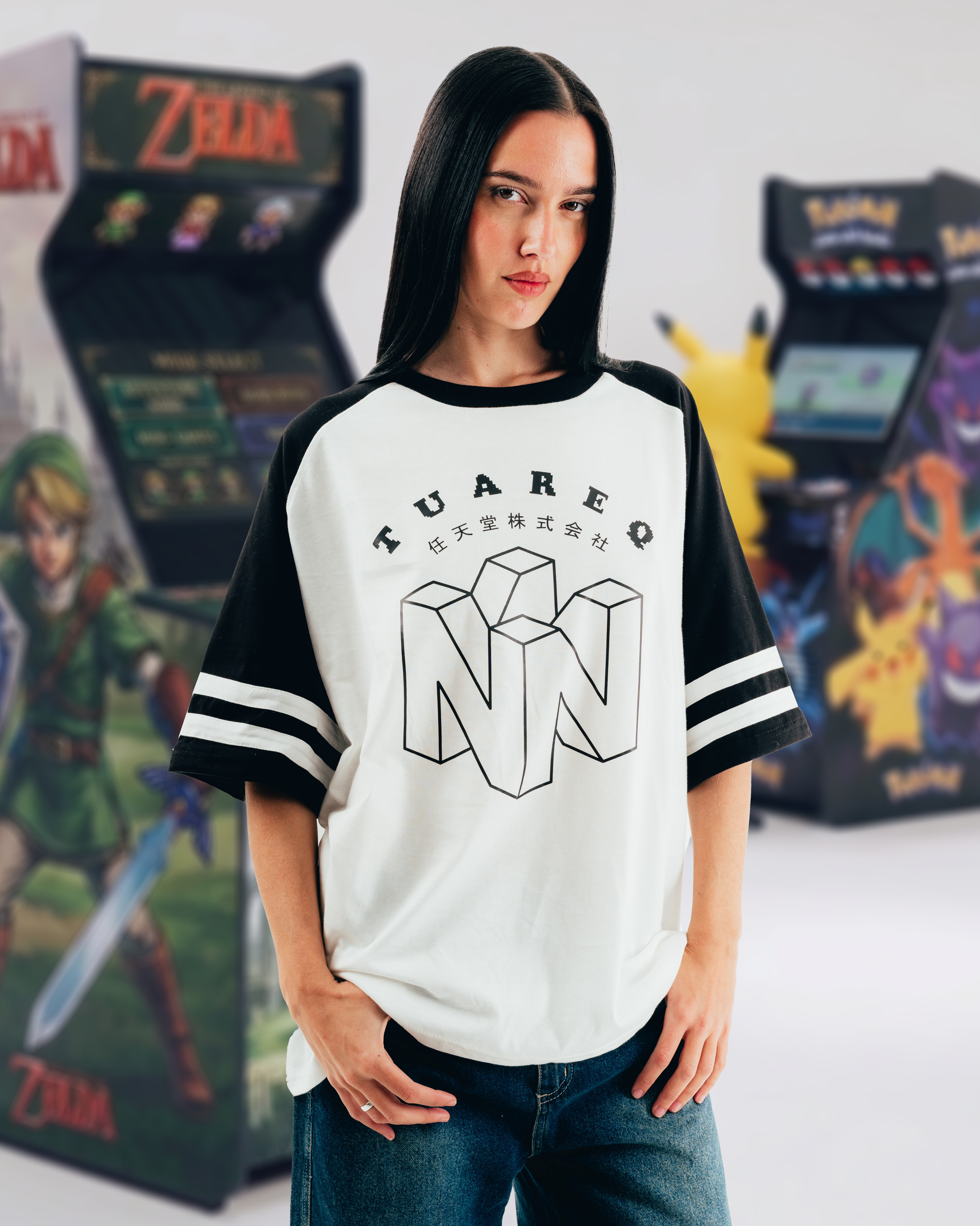 REMERA OVERSIZED [ NINTENDO ] RANGLAN