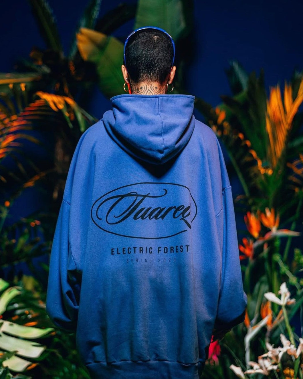 HOODIE MEGAOVERSIZED [ EGIPTO ] BLUE