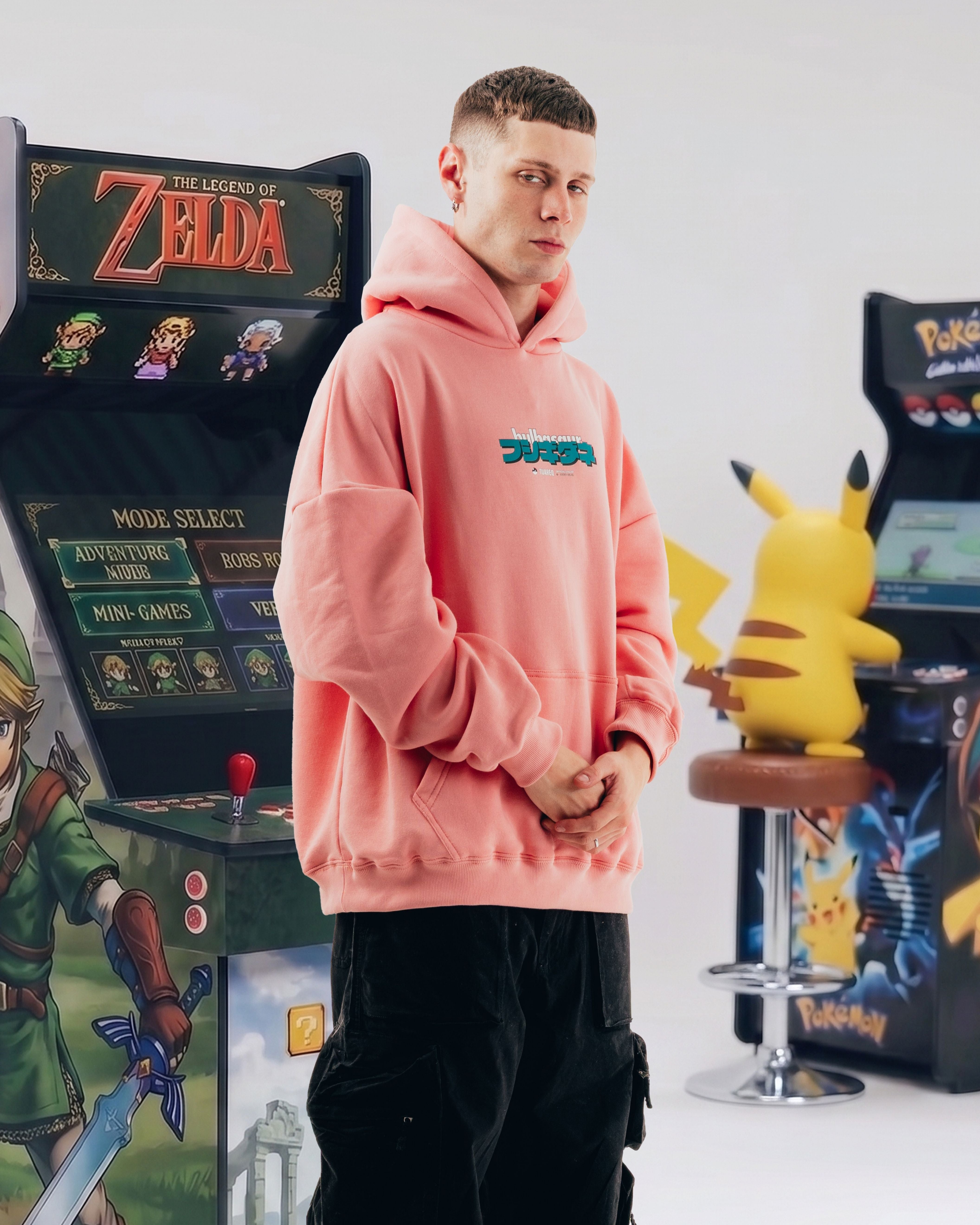 HOODIE [ NINTENDO ] BULBASAUR PINK
