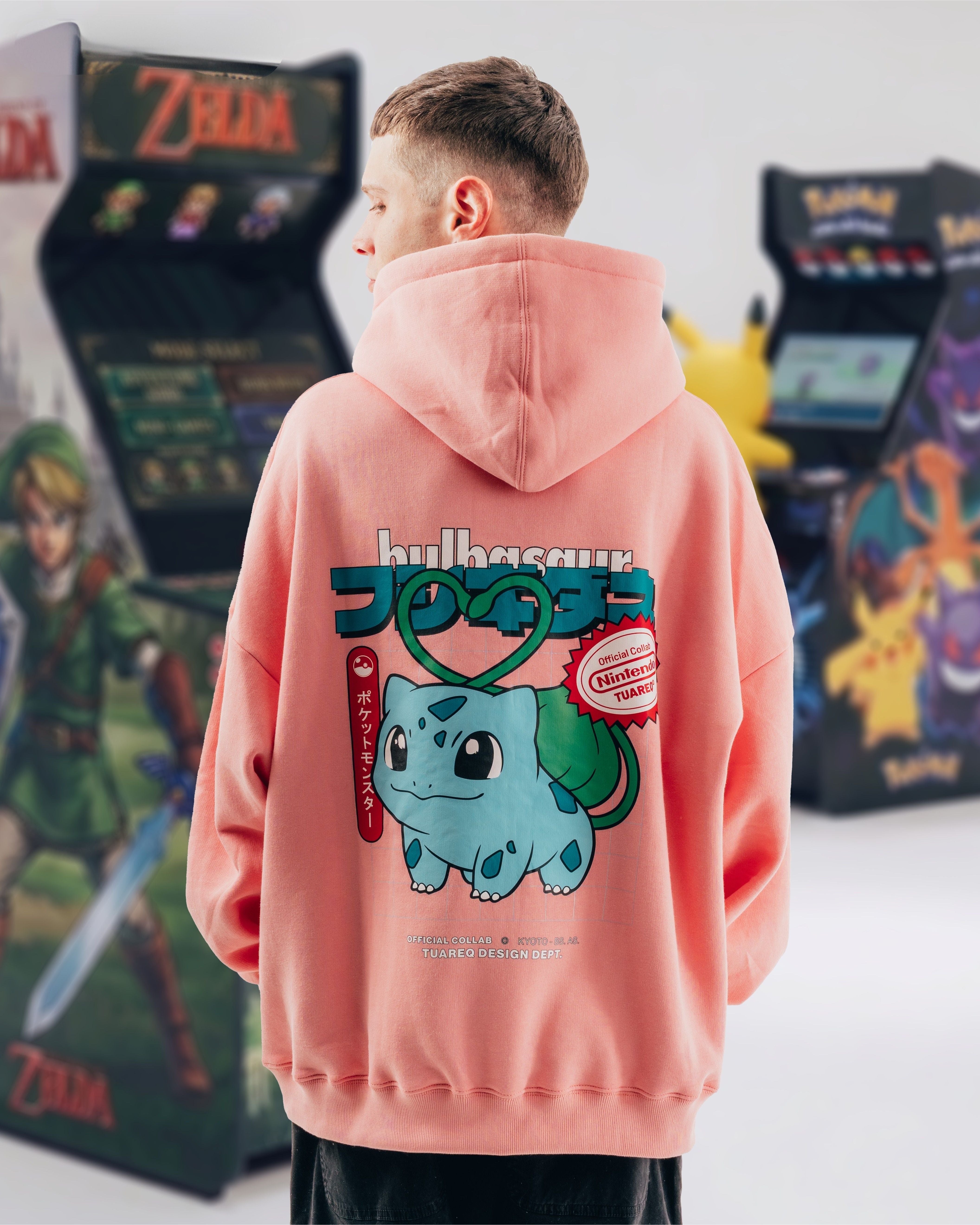 HOODIE [ NINTENDO ] BULBASAUR PINK