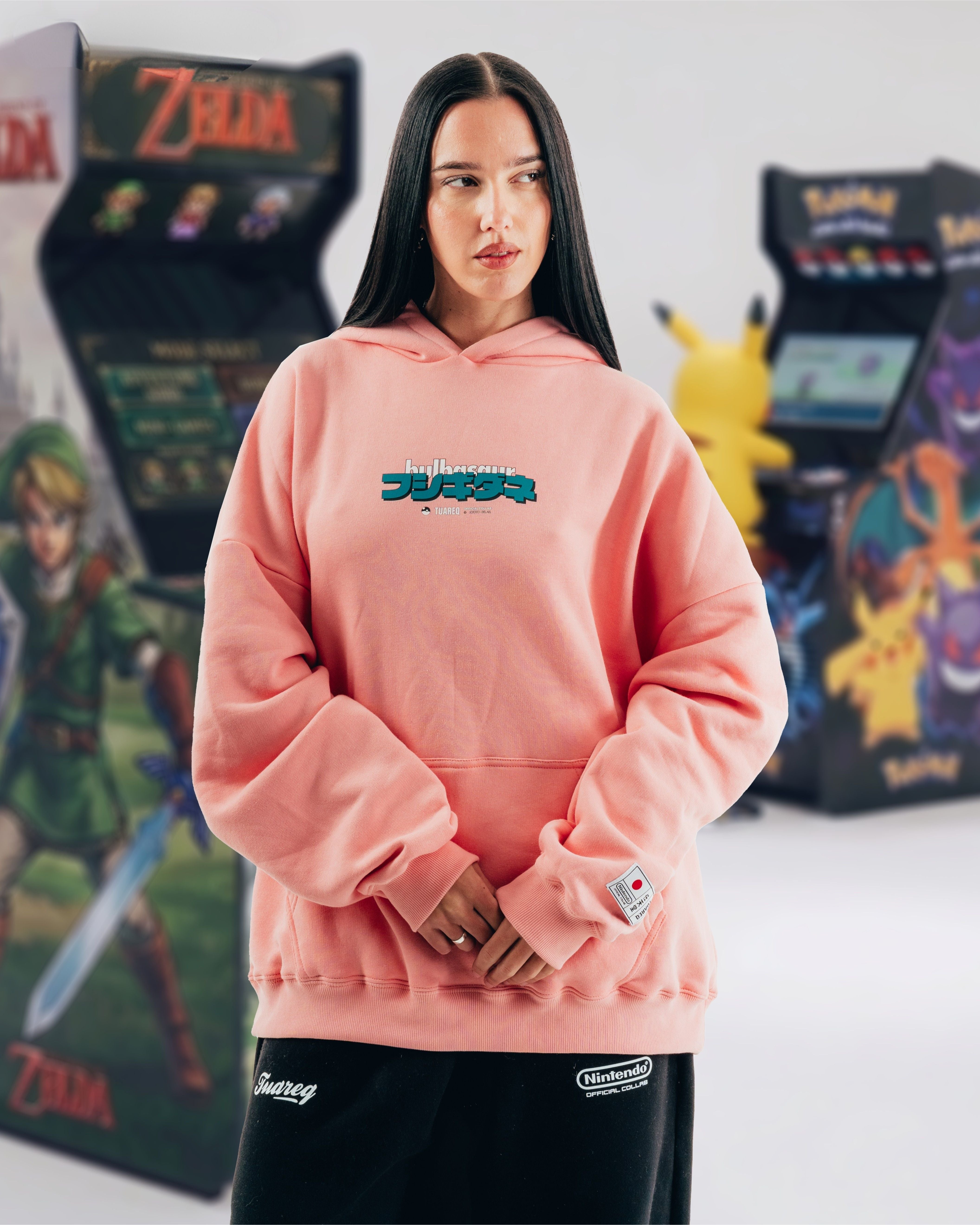 HOODIE [ NINTENDO ] BULBASAUR PINK