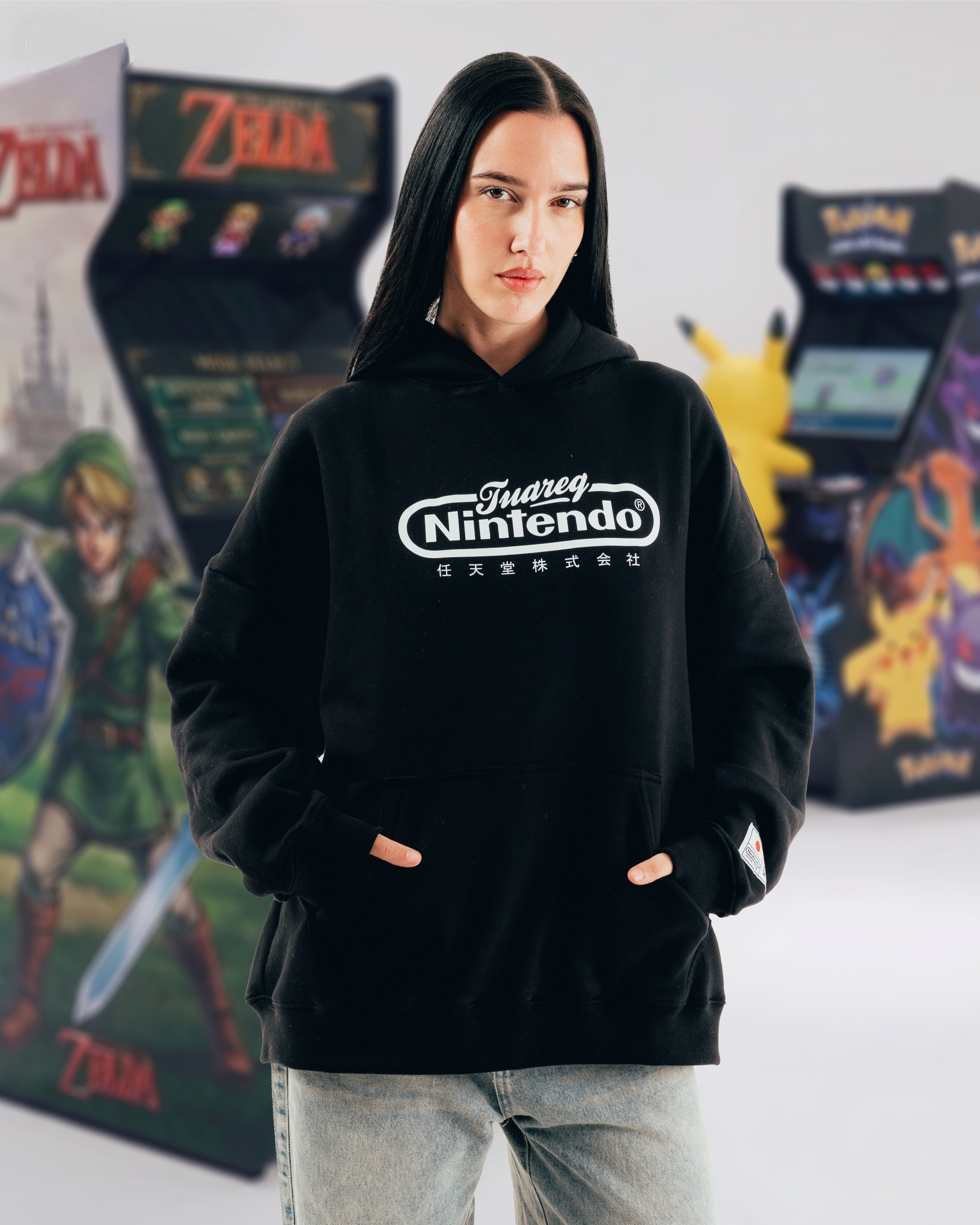 HOODIE [ NINTENDO ] WORLD BLACK