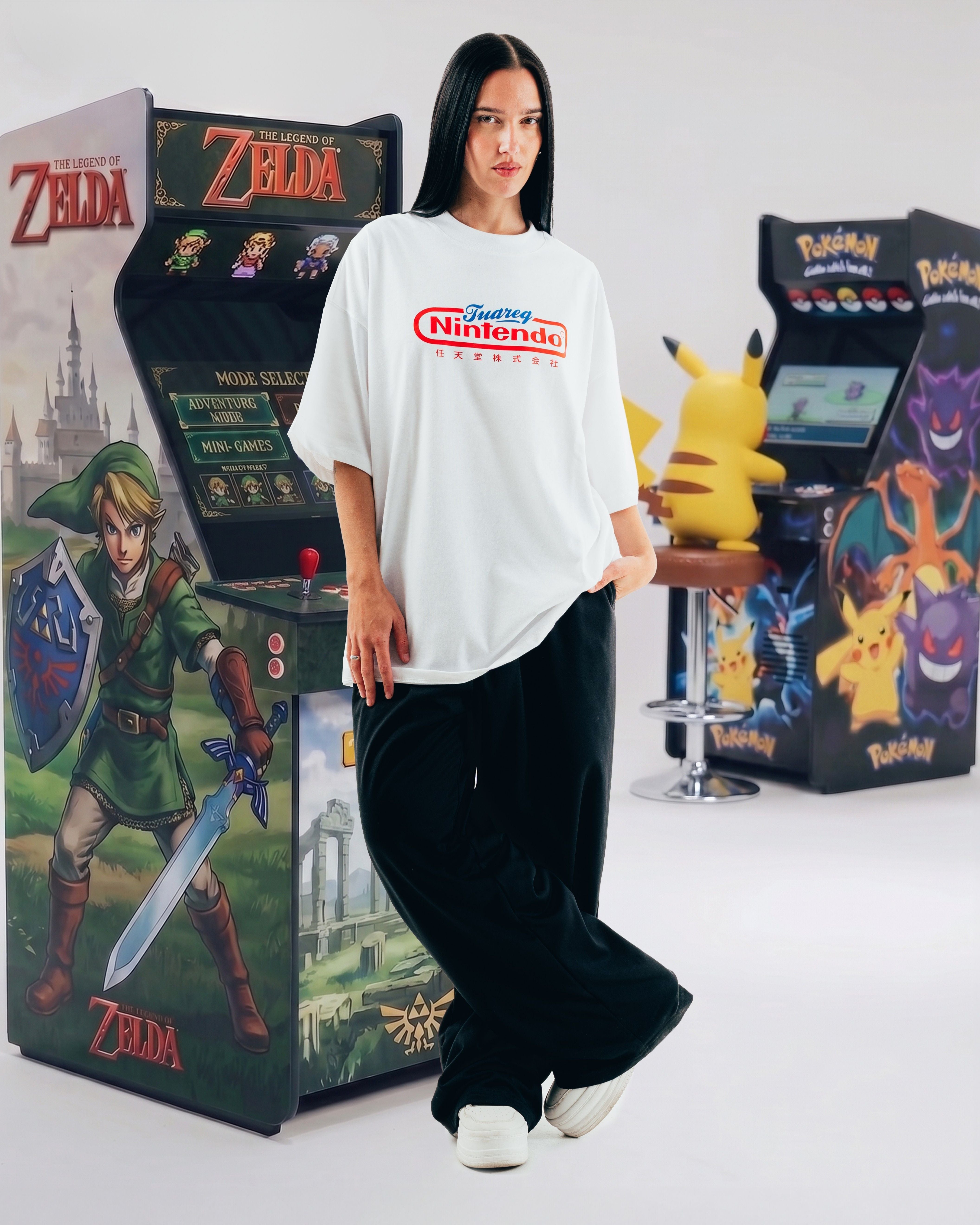 REMERA OVERSIZED [ NINTENDO ] CLUB CRUDO