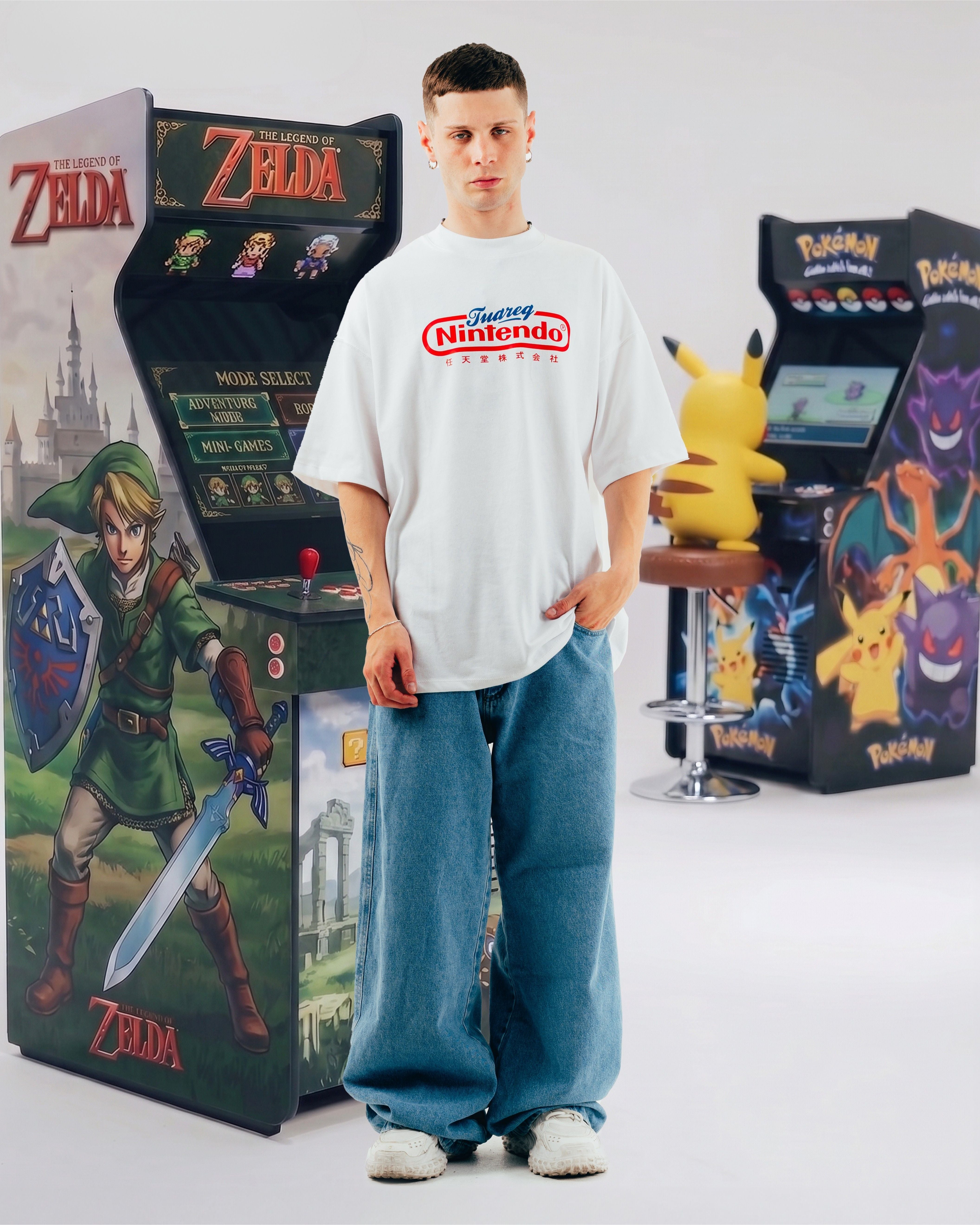 REMERA OVERSIZED [ NINTENDO ] CLUB CRUDO