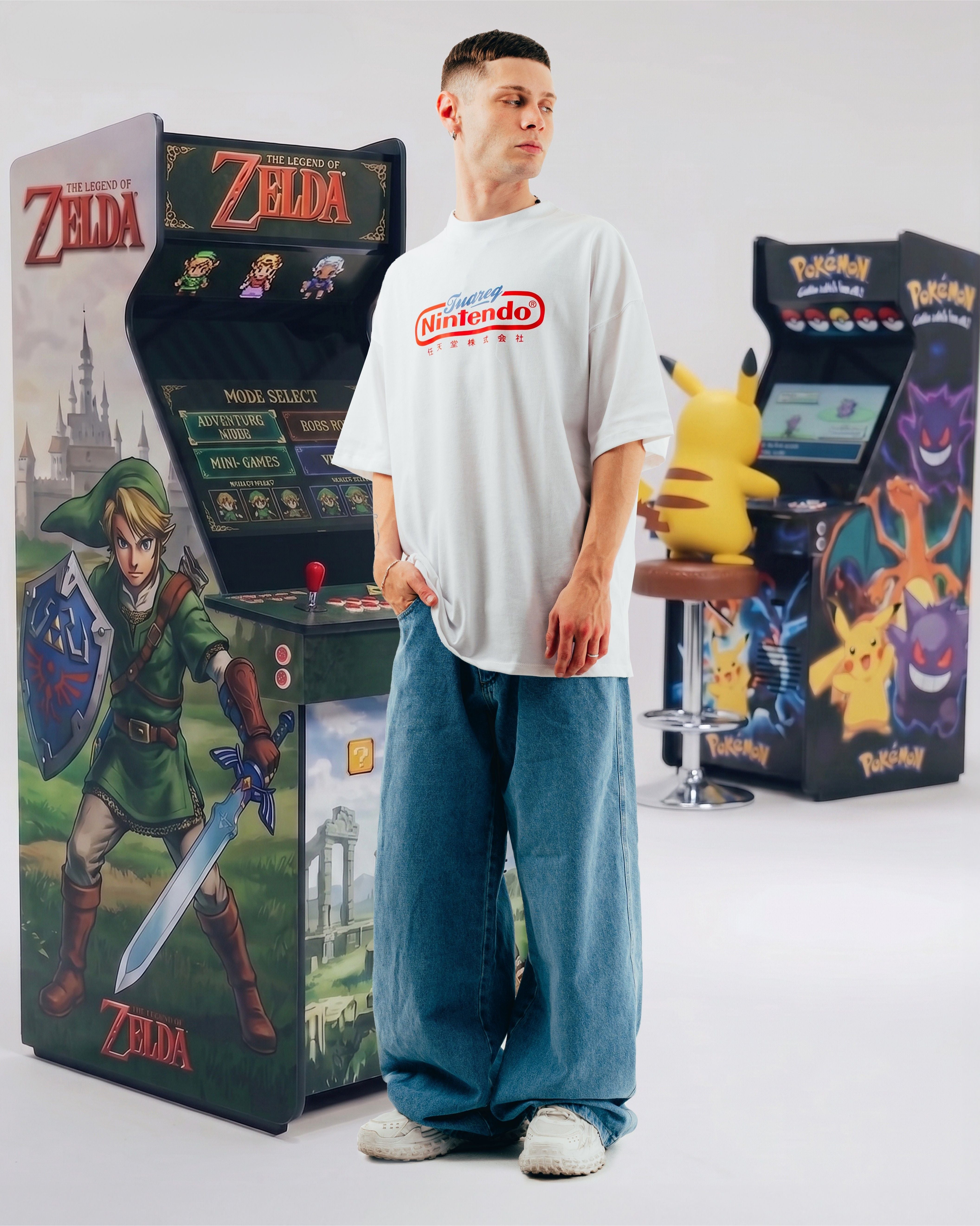 REMERA OVERSIZED [ NINTENDO ] CLUB CRUDO