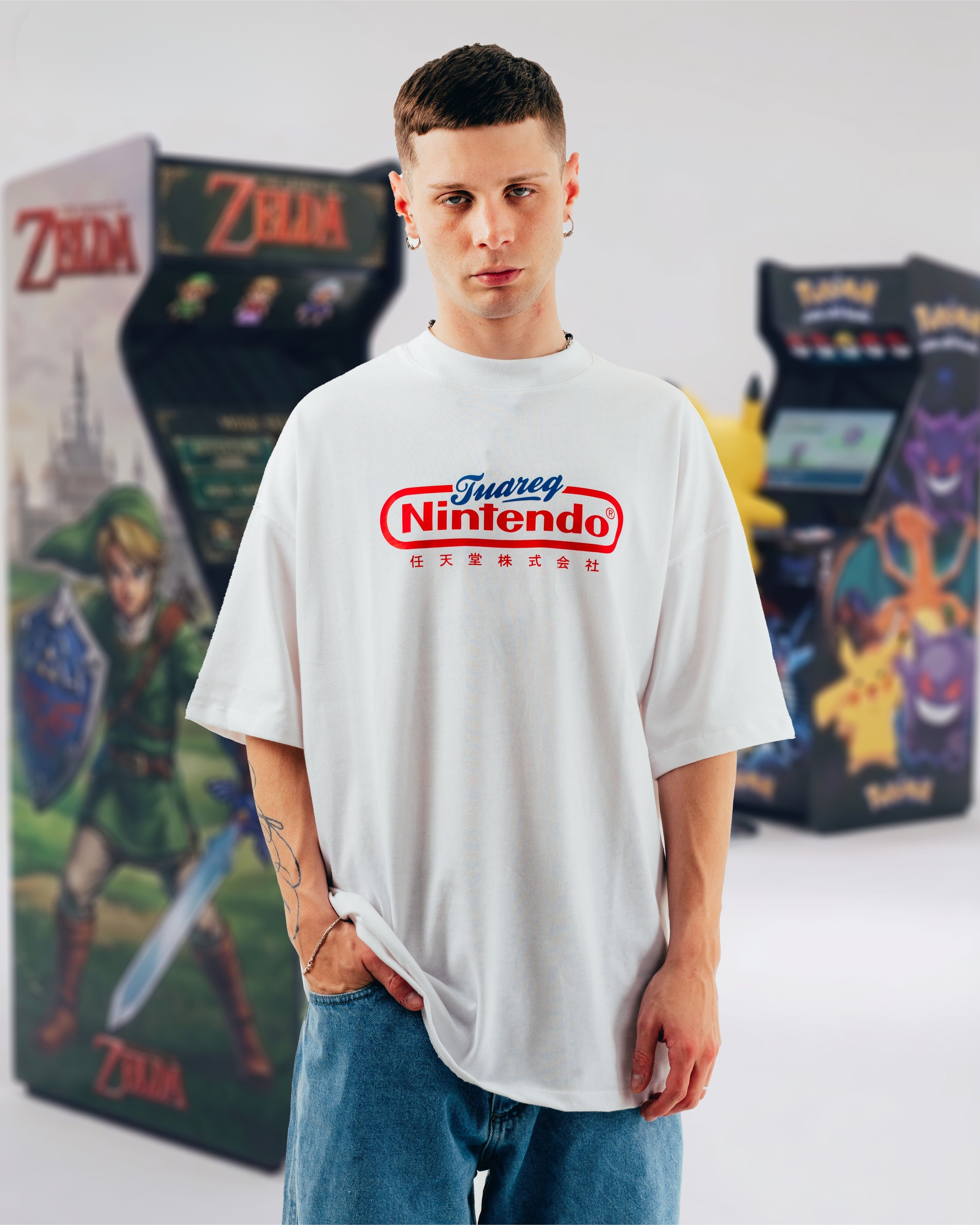 REMERA OVERSIZED [ NINTENDO ] CLUB CRUDO