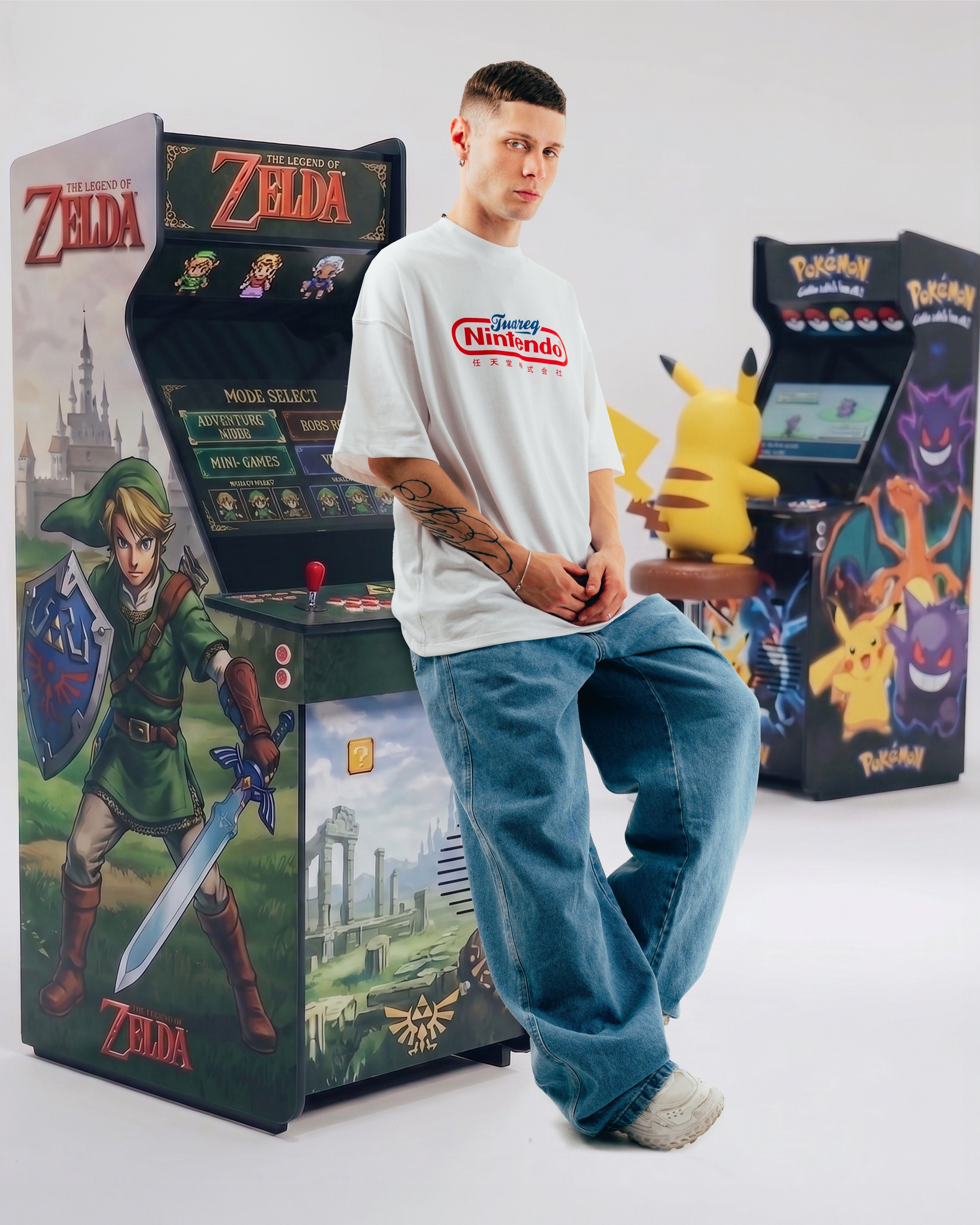 REMERA OVERSIZED [ NINTENDO ] CLUB CRUDO