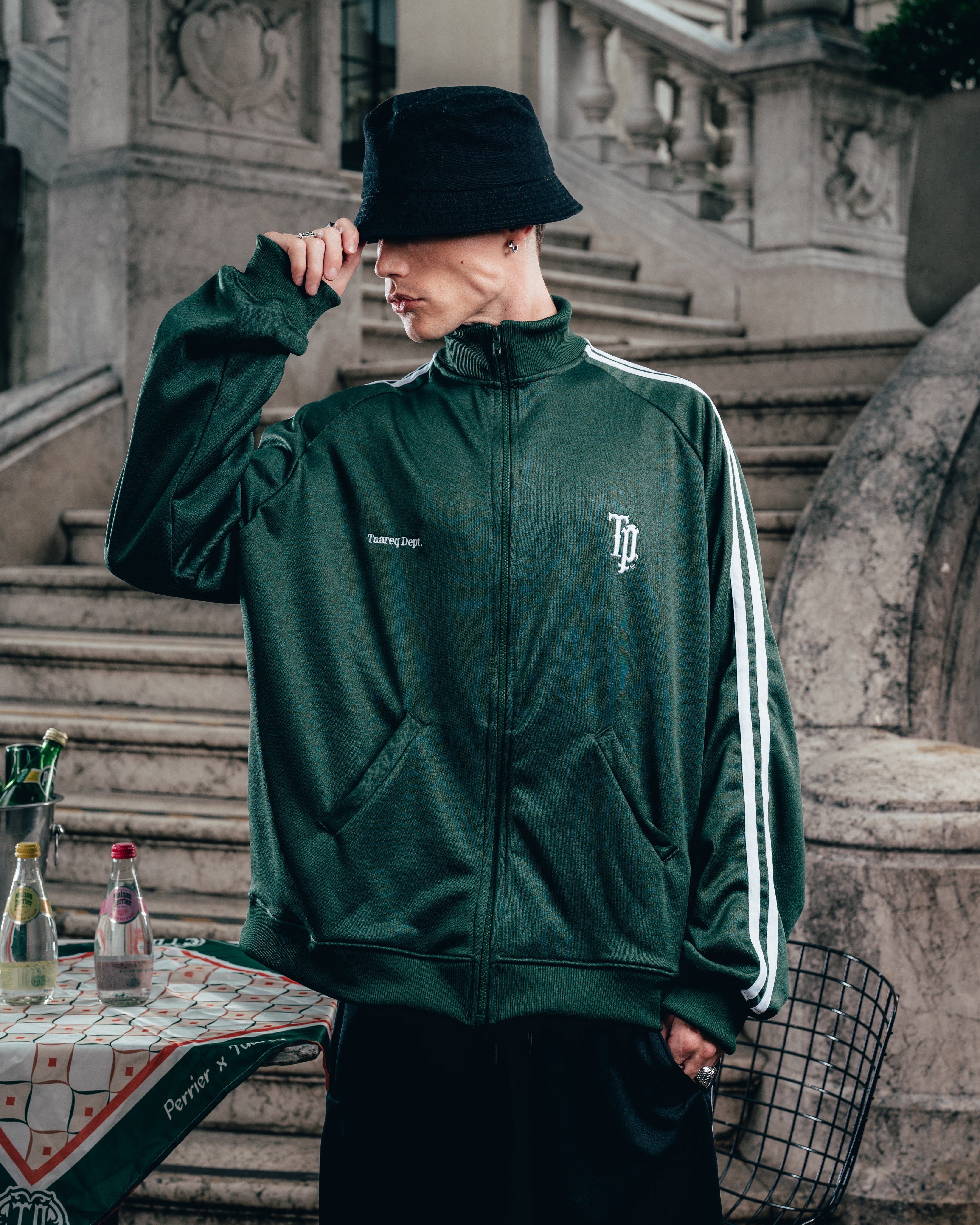 CAMPERA DEPORTIVA [ PERRIER ] GALON GREEN