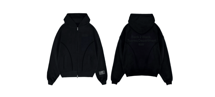 CAMPERA SIMPLE CIERRE [ B2B ] 2BLE BLACK