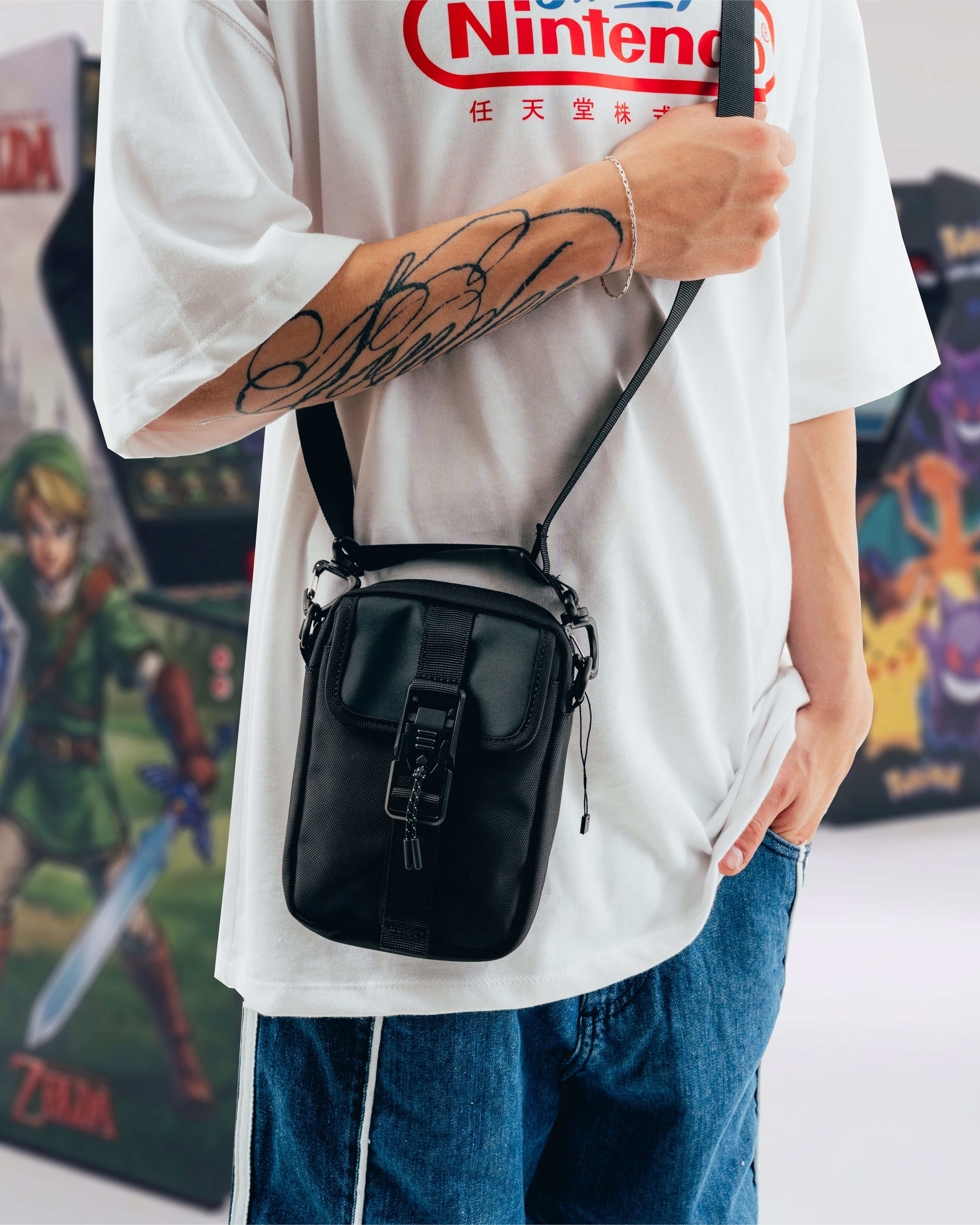 SHOULDER BAG [ NINTENDO ] BLACK