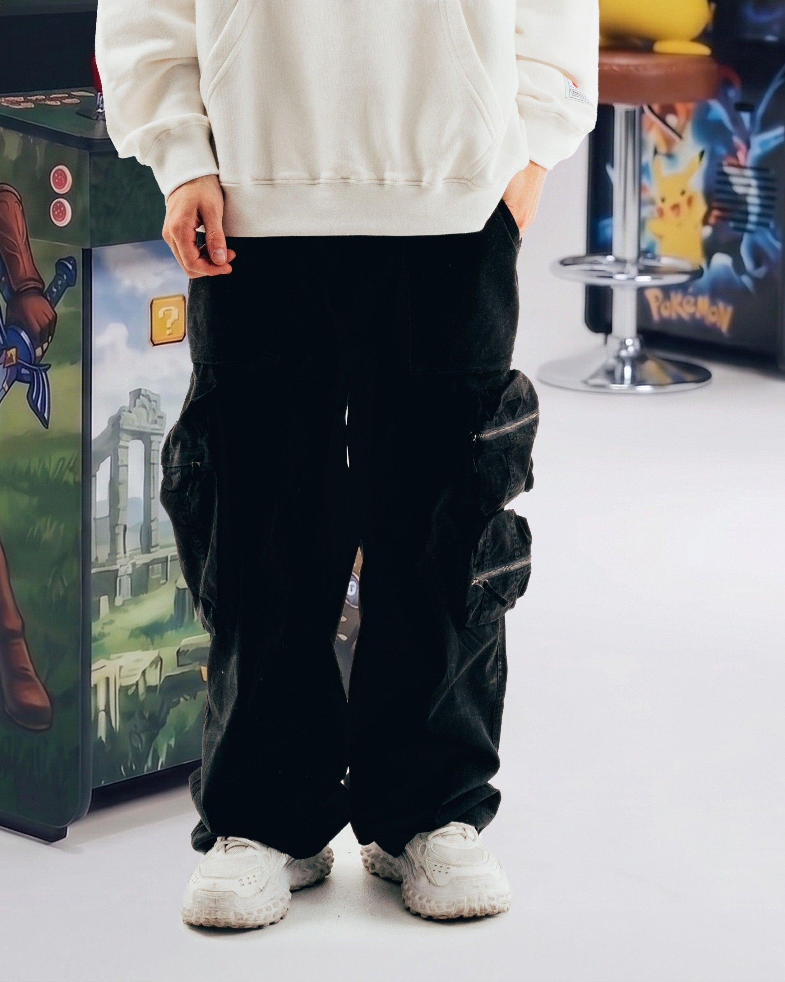 JEAN TACTICAL CARGO [ NINTENDO ] BLACK