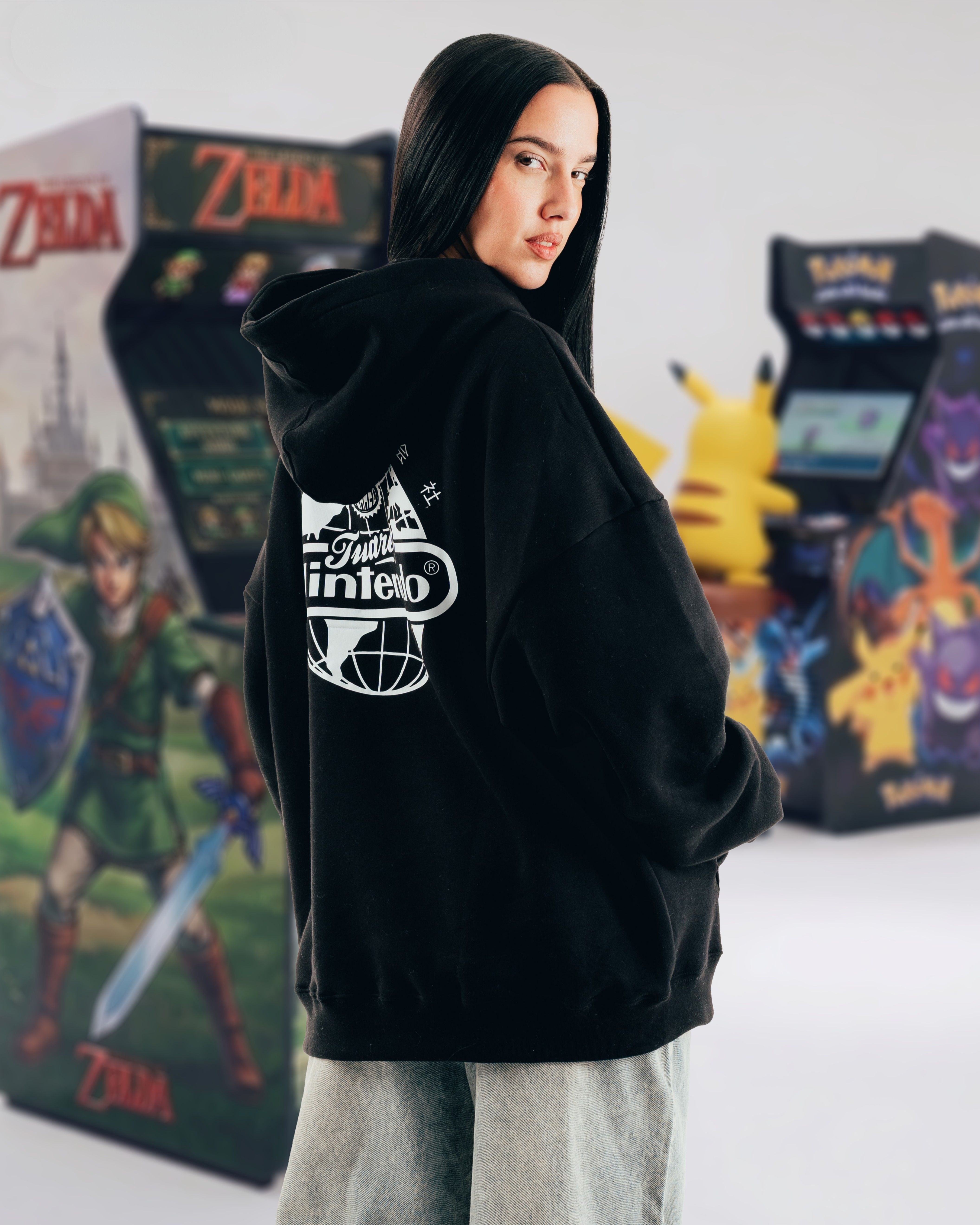 HOODIE [ NINTENDO ] WORLD BLACK