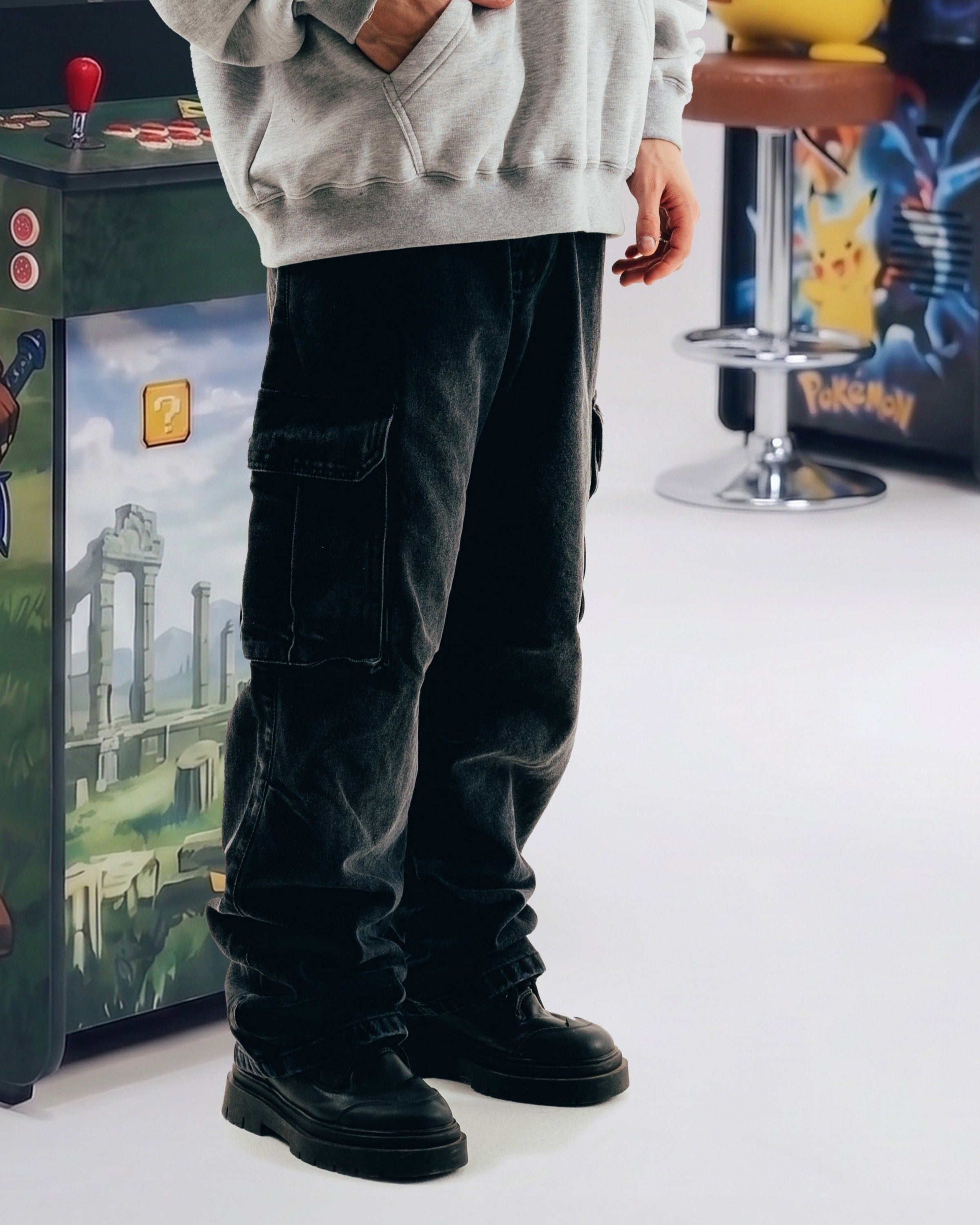 JEAN CARGO [ NINTENDO ] STONE BLACK