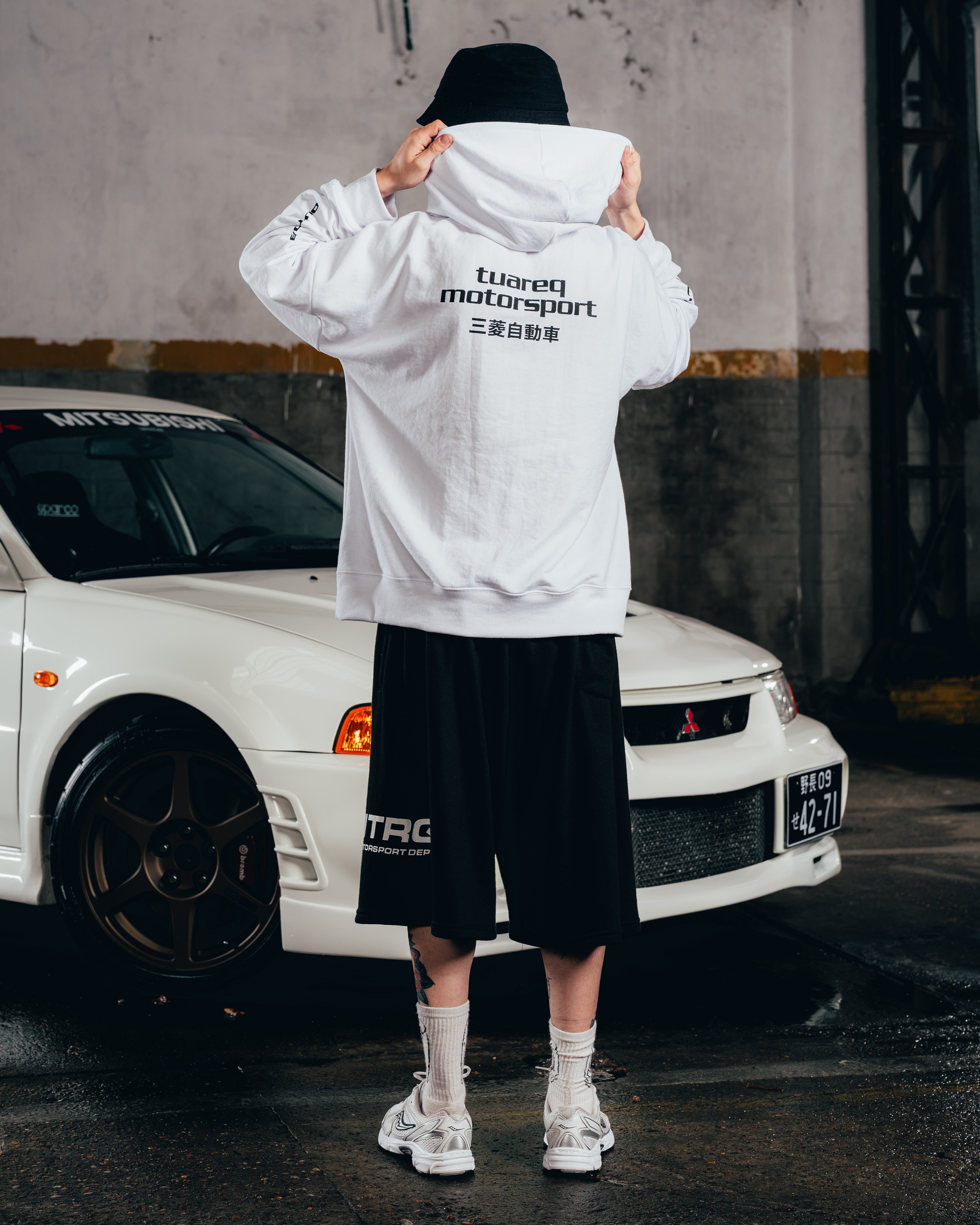 SHORT OVERSIZED [ MITSUBISHI ] TRQ BLACK