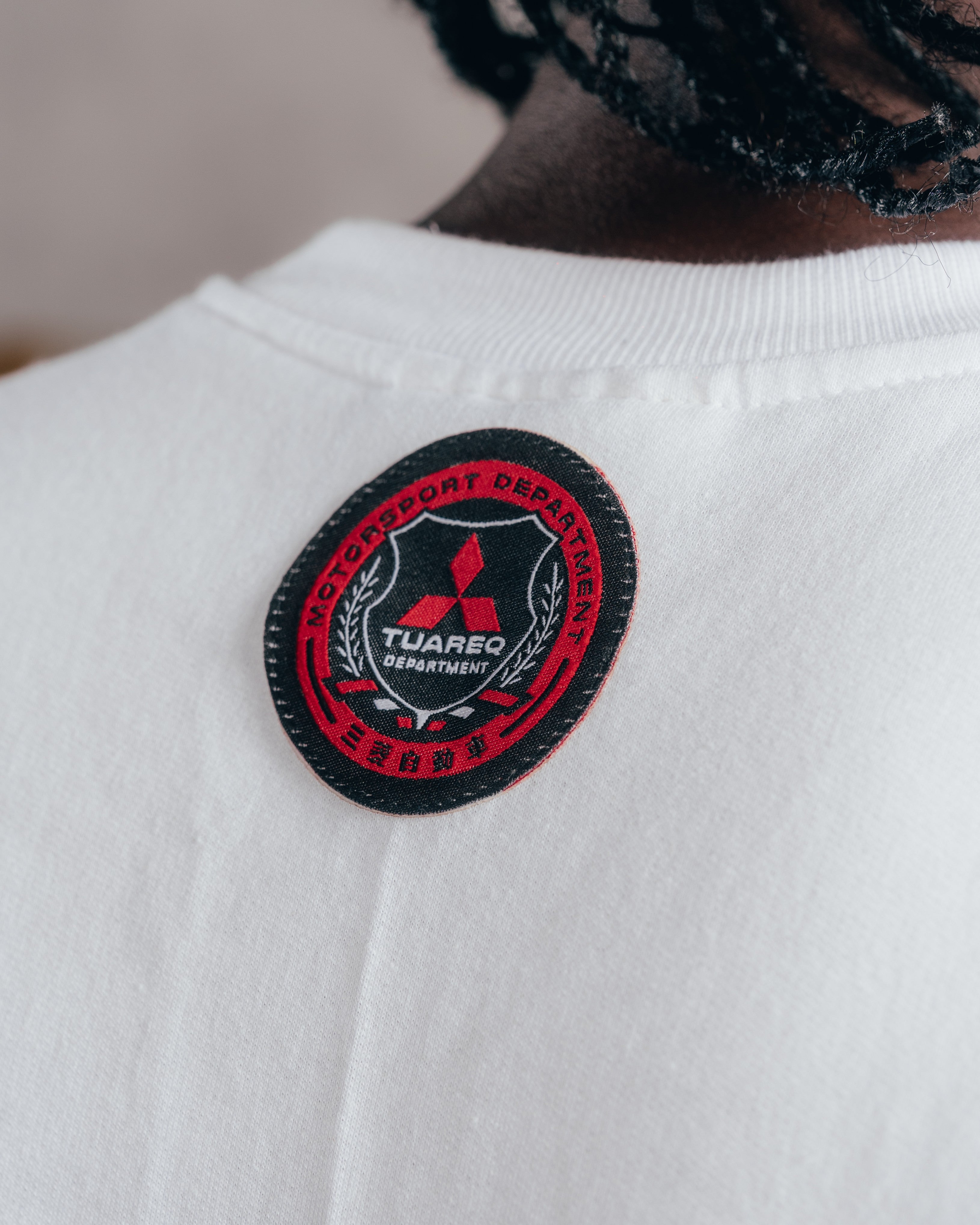 MUSCULOSA PESADA [ MITSUBISHI ] SHIELD WHITE