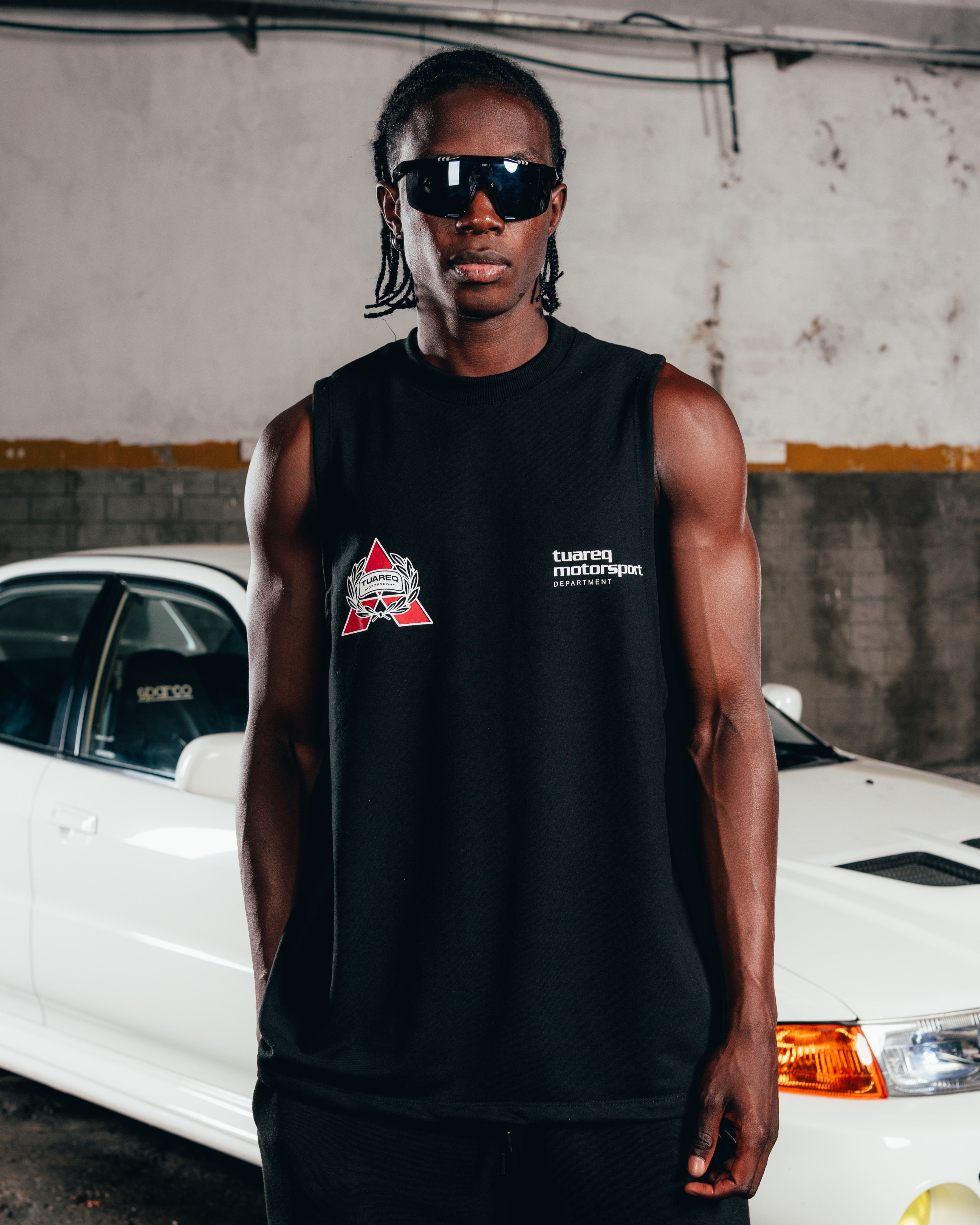 MUSCULOSA PESADA [ MITSUBISHI ] SHIELD BLACK