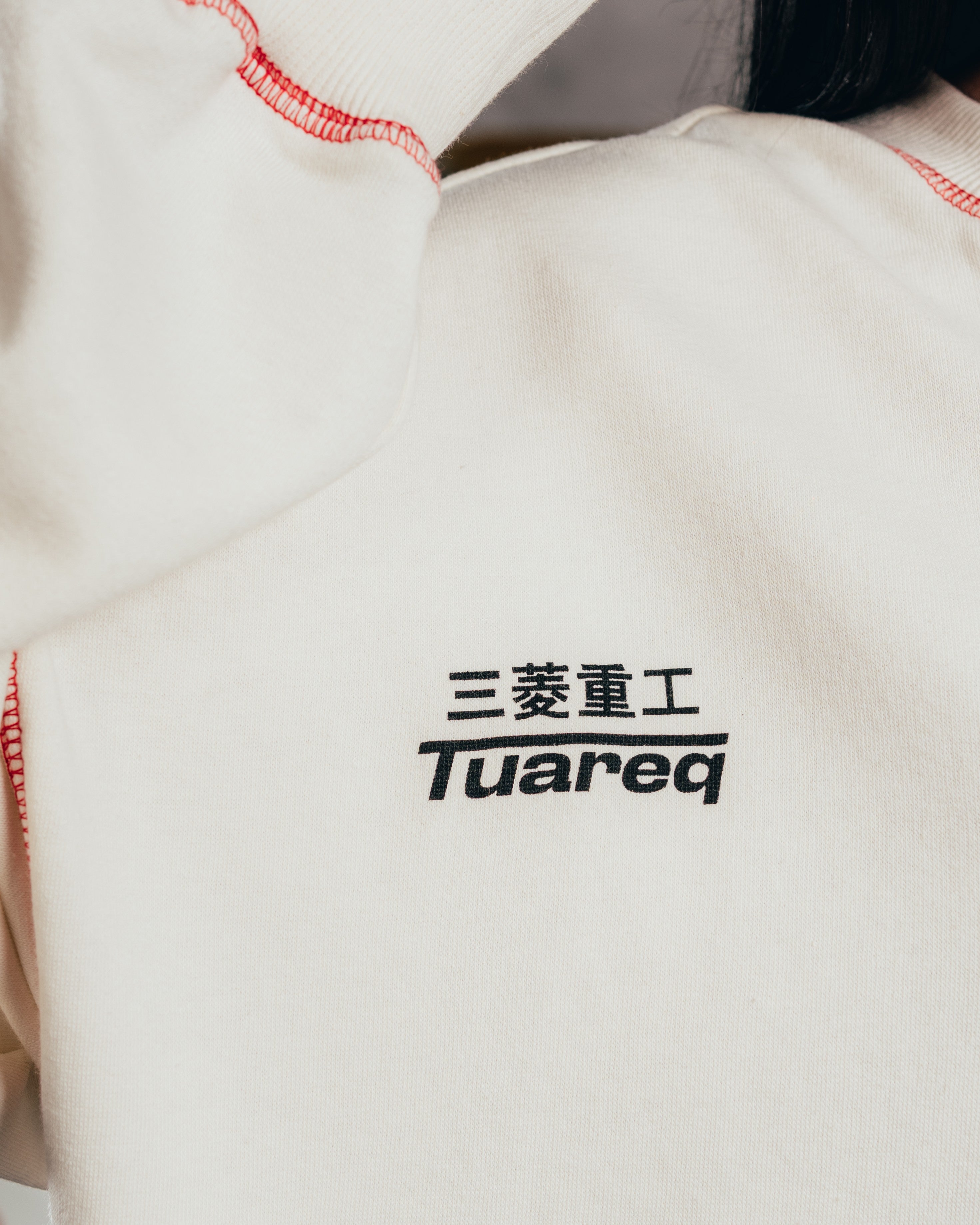 CREWNECK [ MITSUBISHI ] COSTURA WHITE