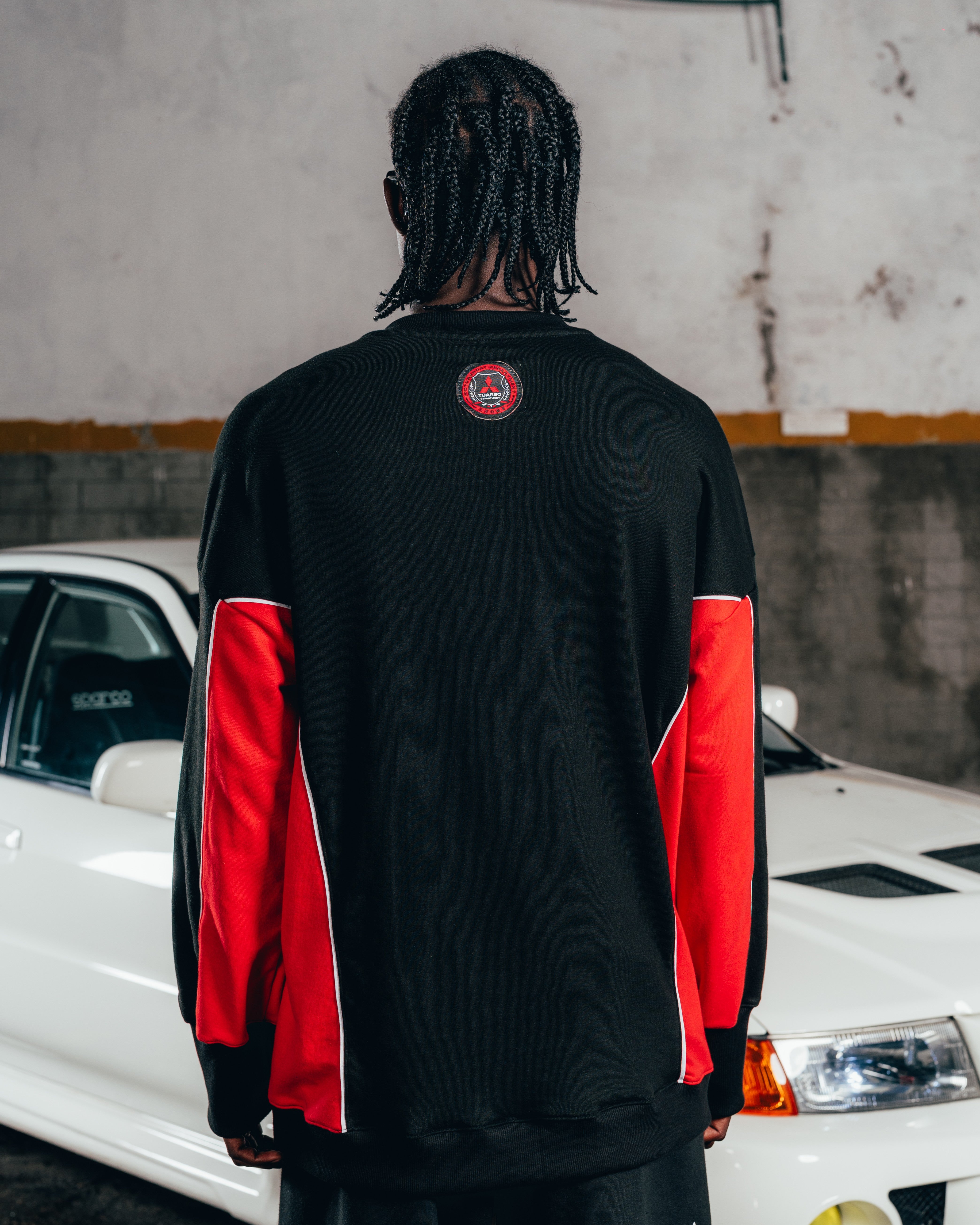 CREWNECK [ MITSUBISHI ] ECLIPSE BLACK