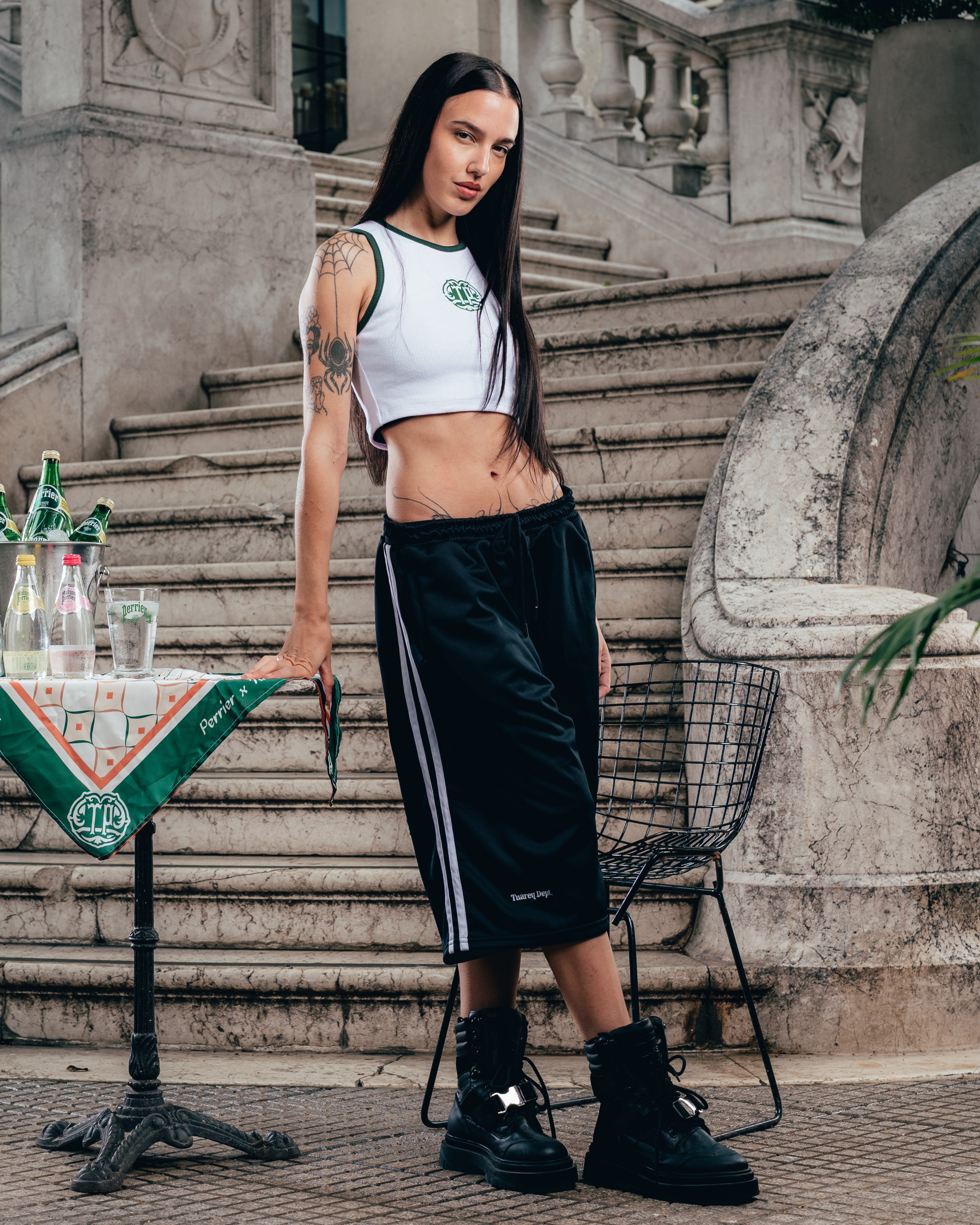 TOP MUSCULOSA [ PERRIER ] SHIELD WHITE