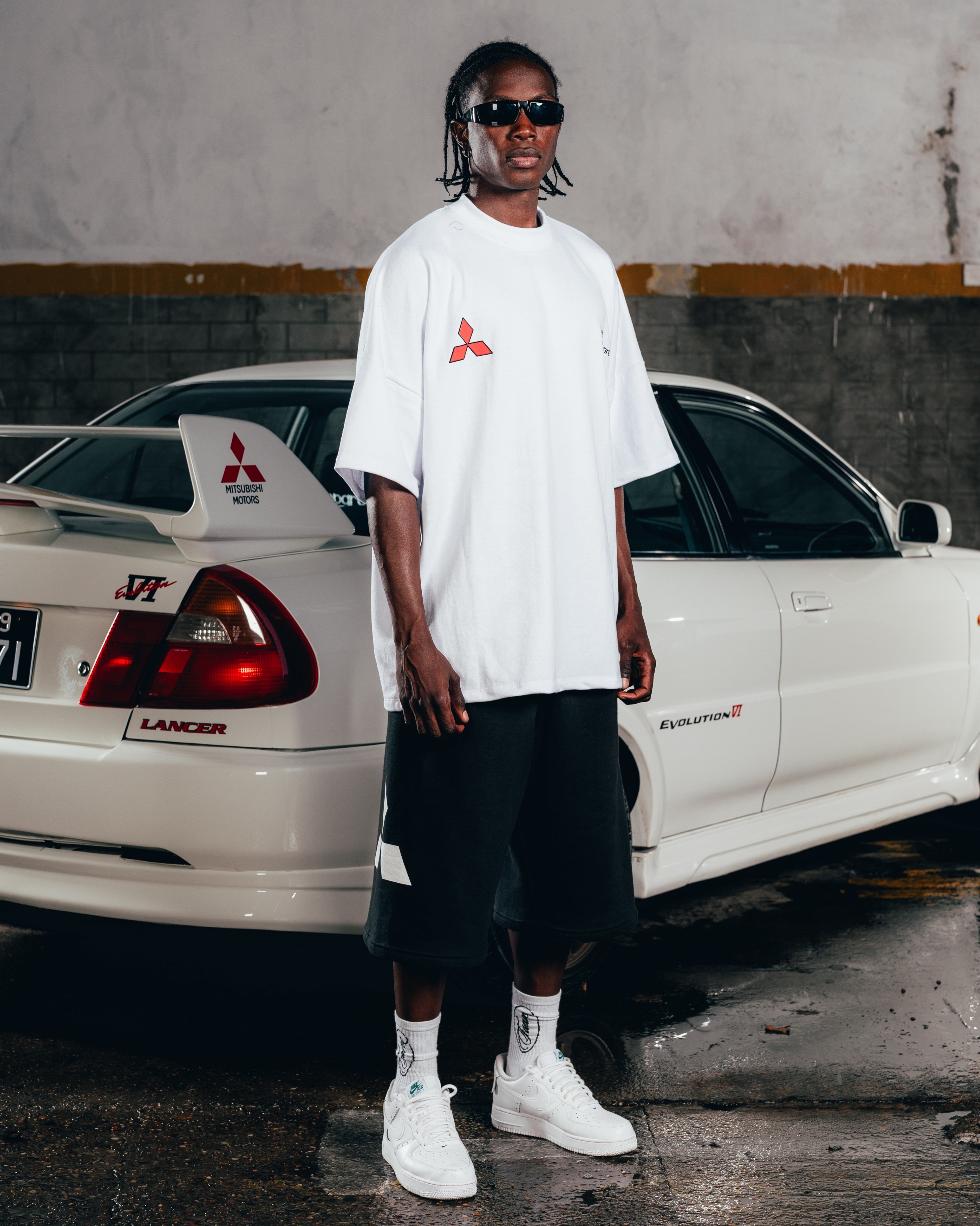 KIMONO RUSTICO [ MITSUBISHI ] LOGO WHITE