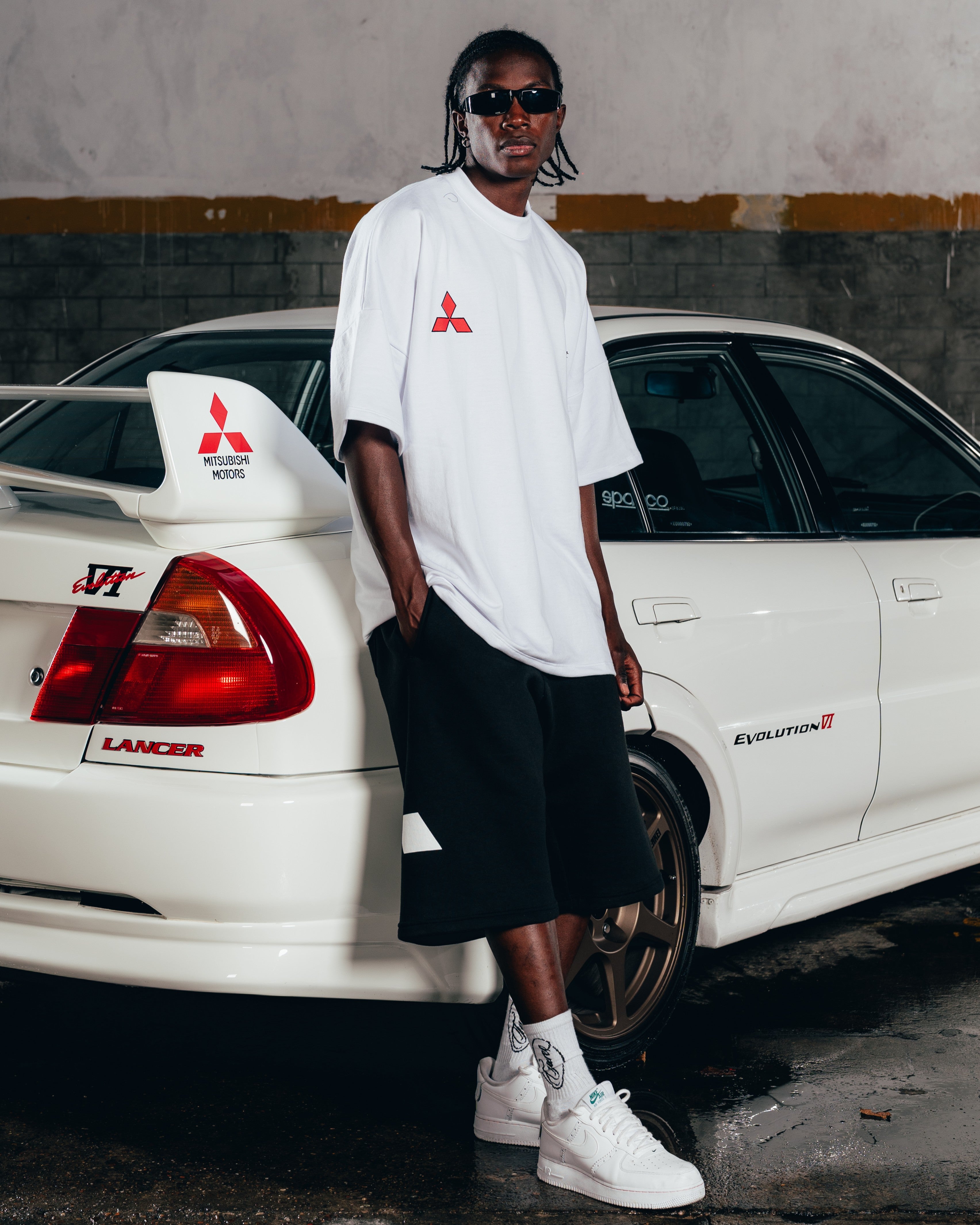 KIMONO RUSTICO [ MITSUBISHI ] LOGO WHITE