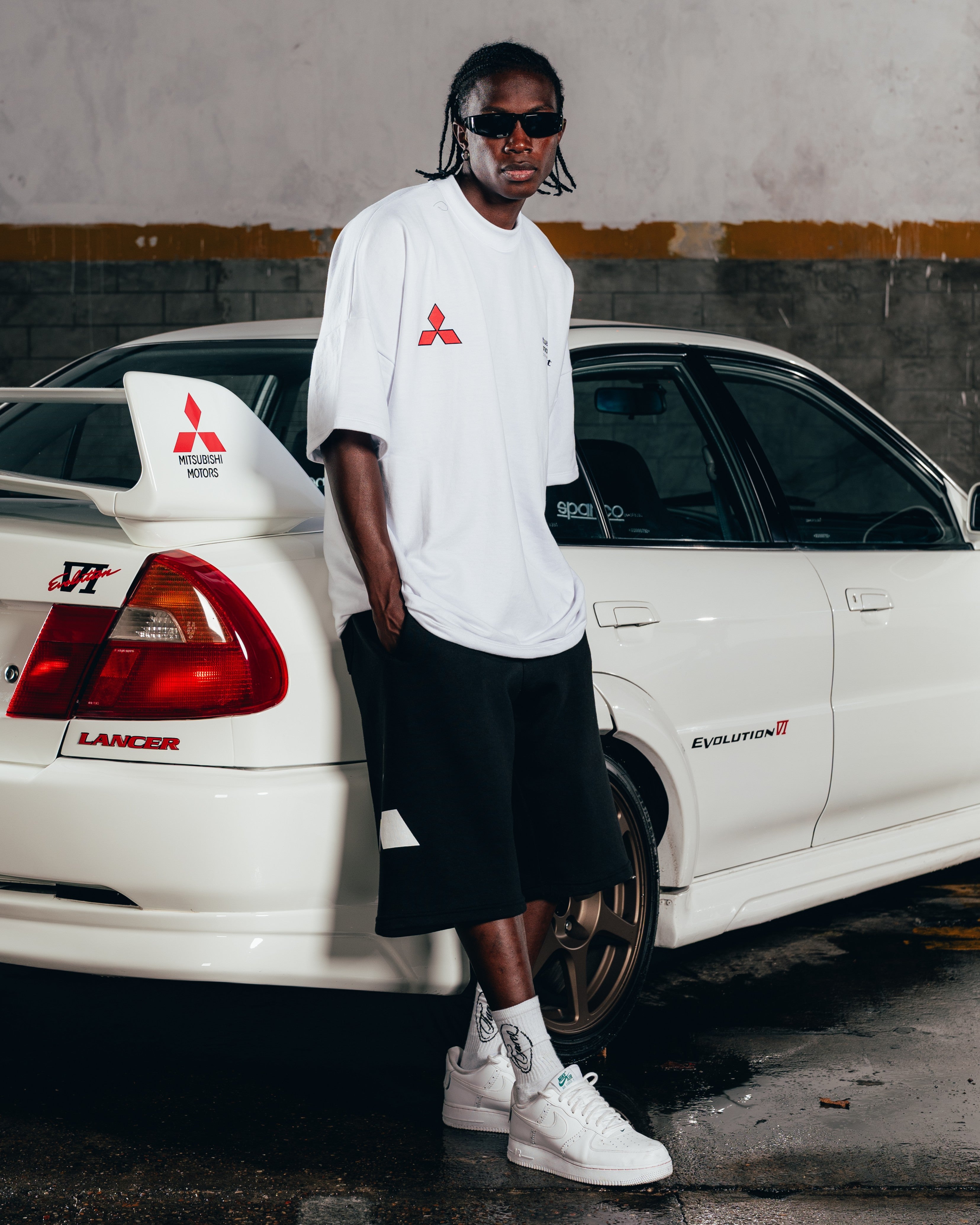 KIMONO RUSTICO [ MITSUBISHI ] LOGO WHITE