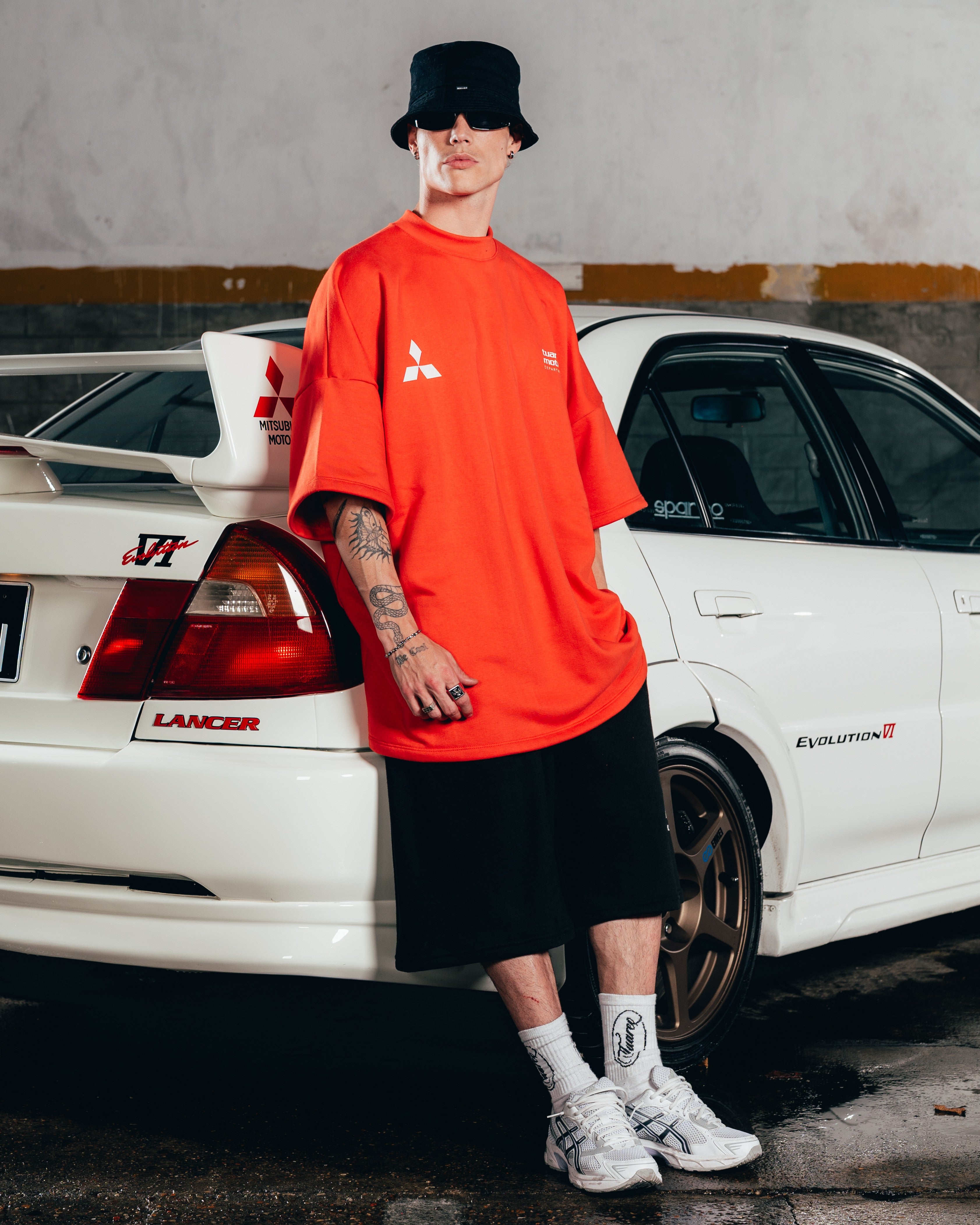 KIMONO RUSTICO [ MITSUBISHI ] LOGO RED