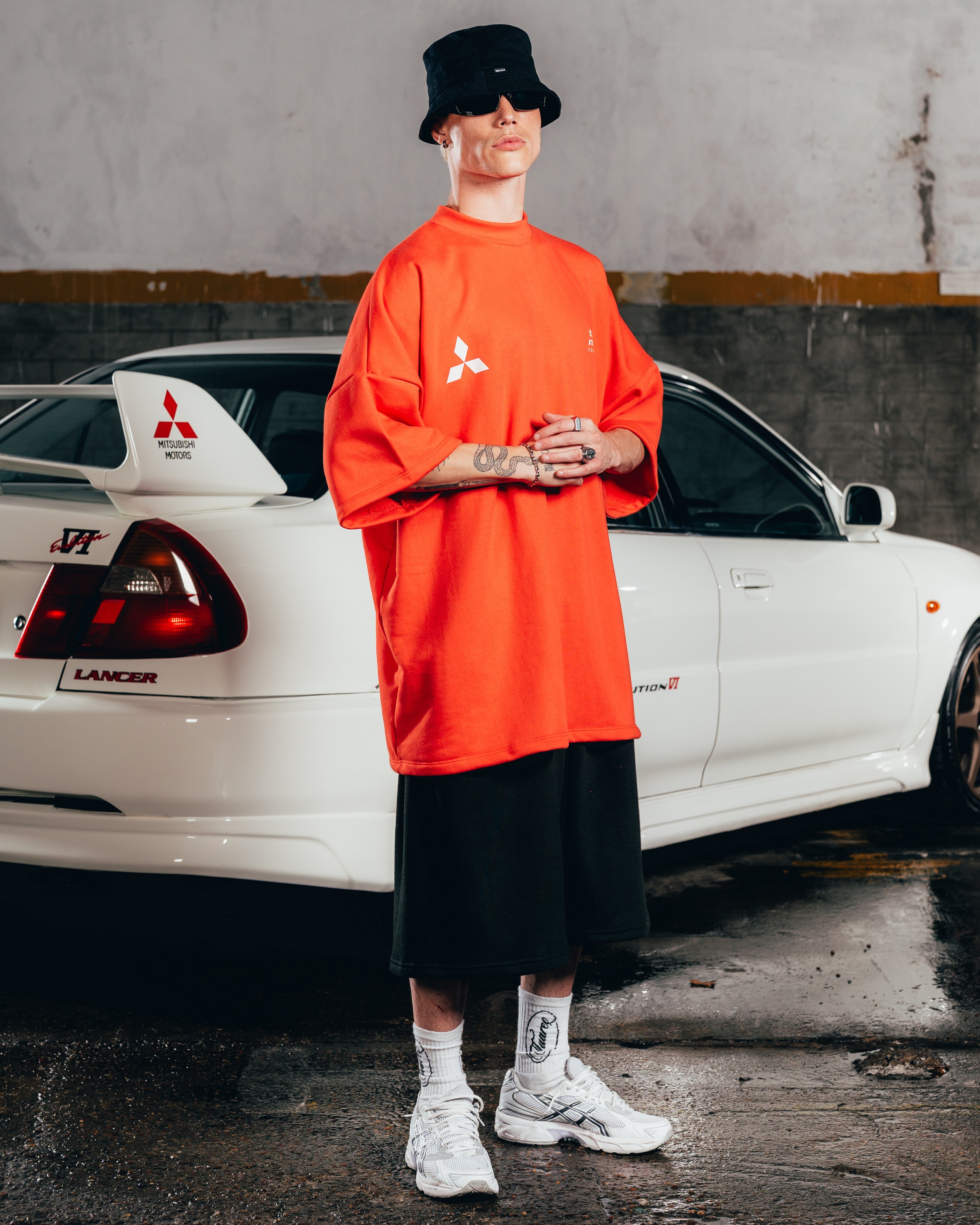 KIMONO RUSTICO [ MITSUBISHI ] LOGO RED