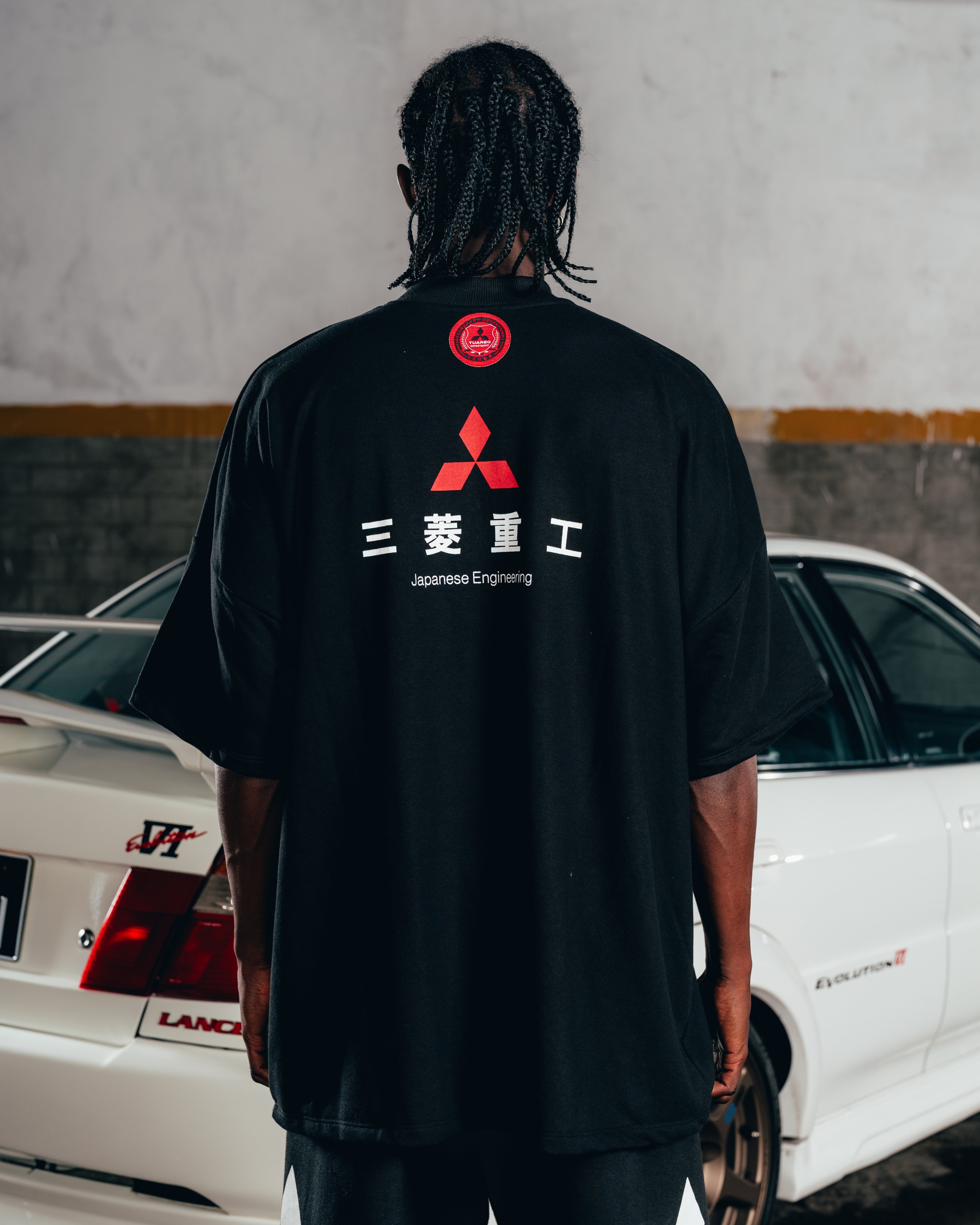 KIMONO RUSTICO [ MITSUBISHI ] LOGO BLACK