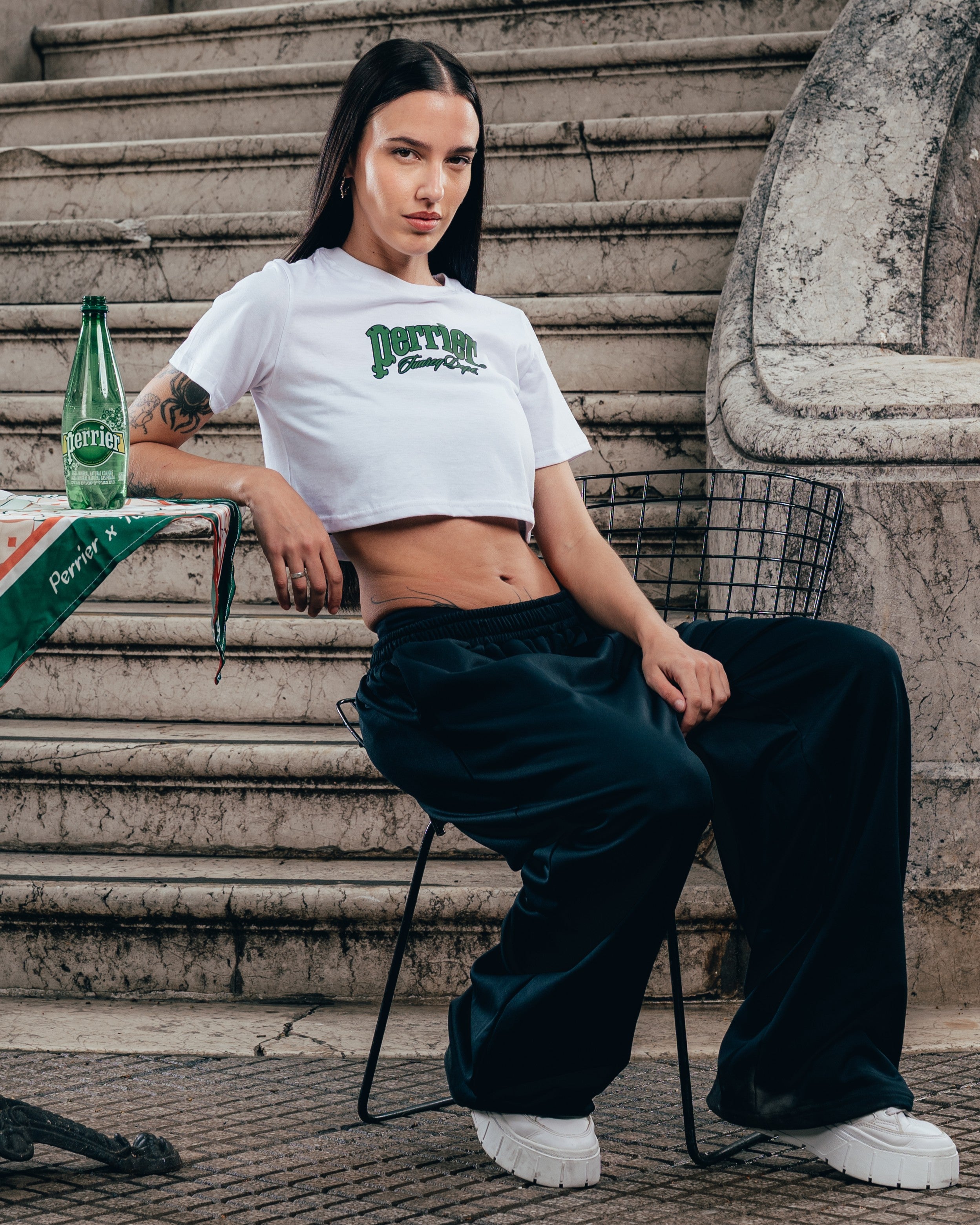 BABY TEE  [ PERRIER ] SIGNATURE WHITE