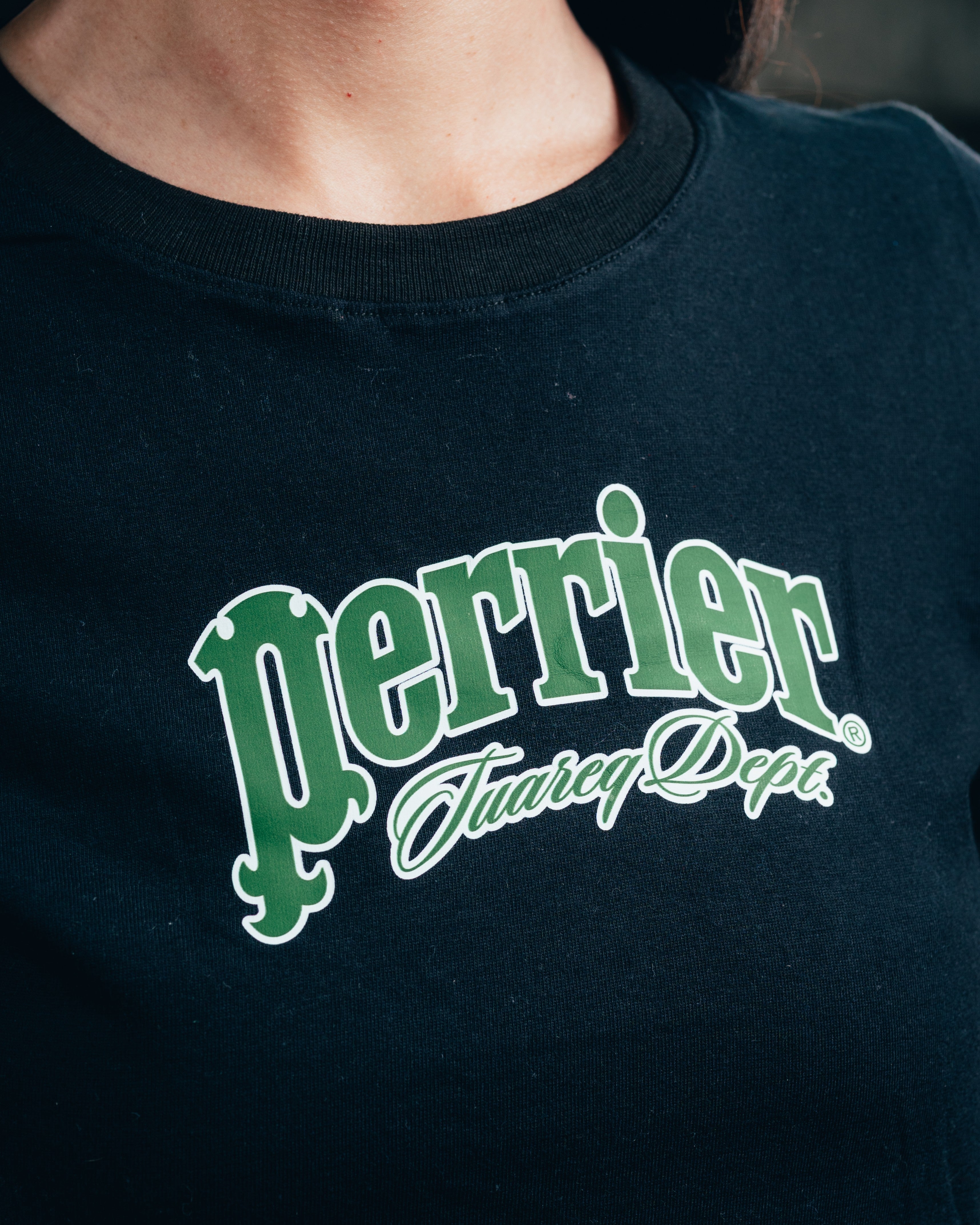 BABY TEE  [ PERRIER ] SIGNATURE BLACK