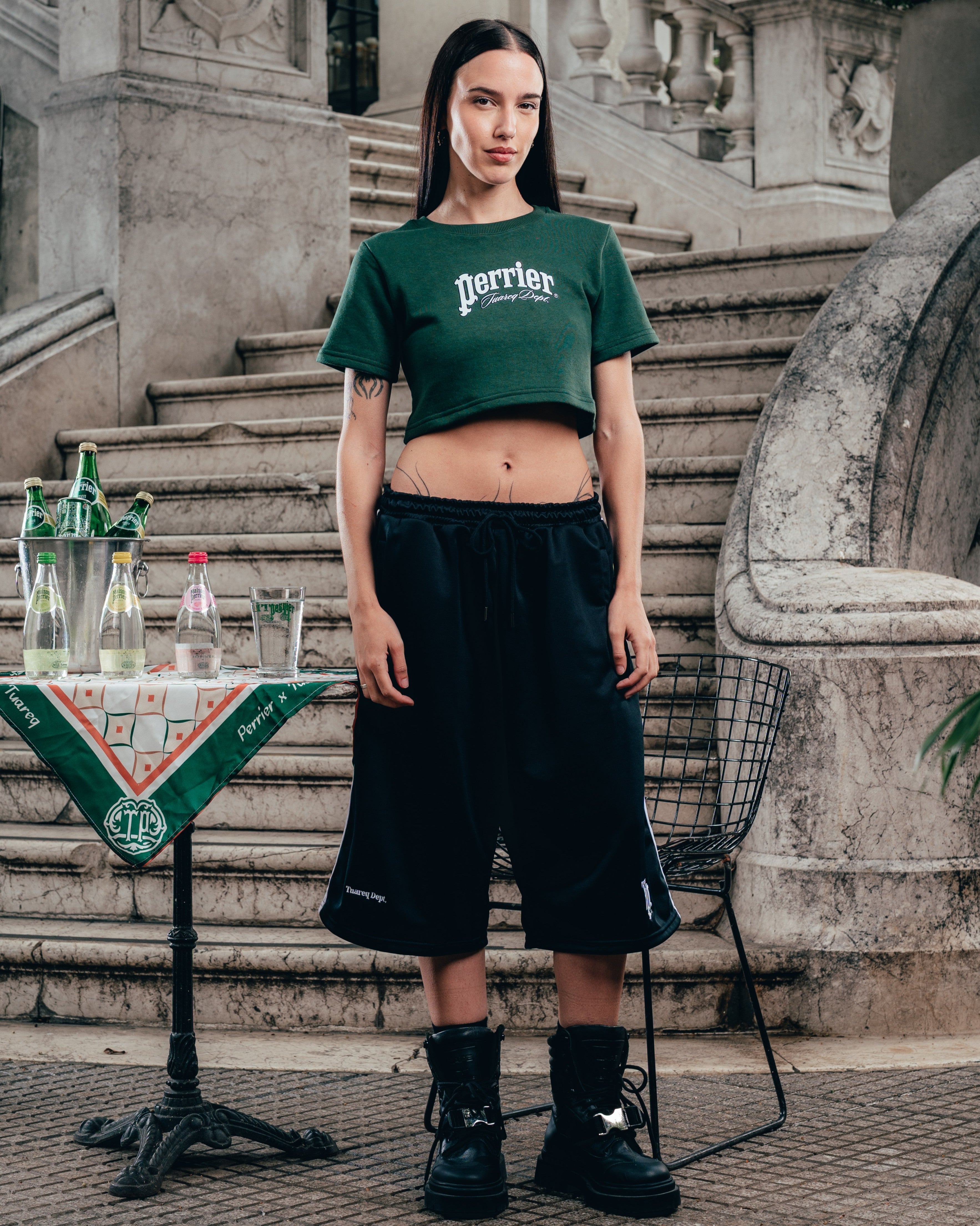 BABY TEE  [ PERRIER ] SIGNATURE GREEN