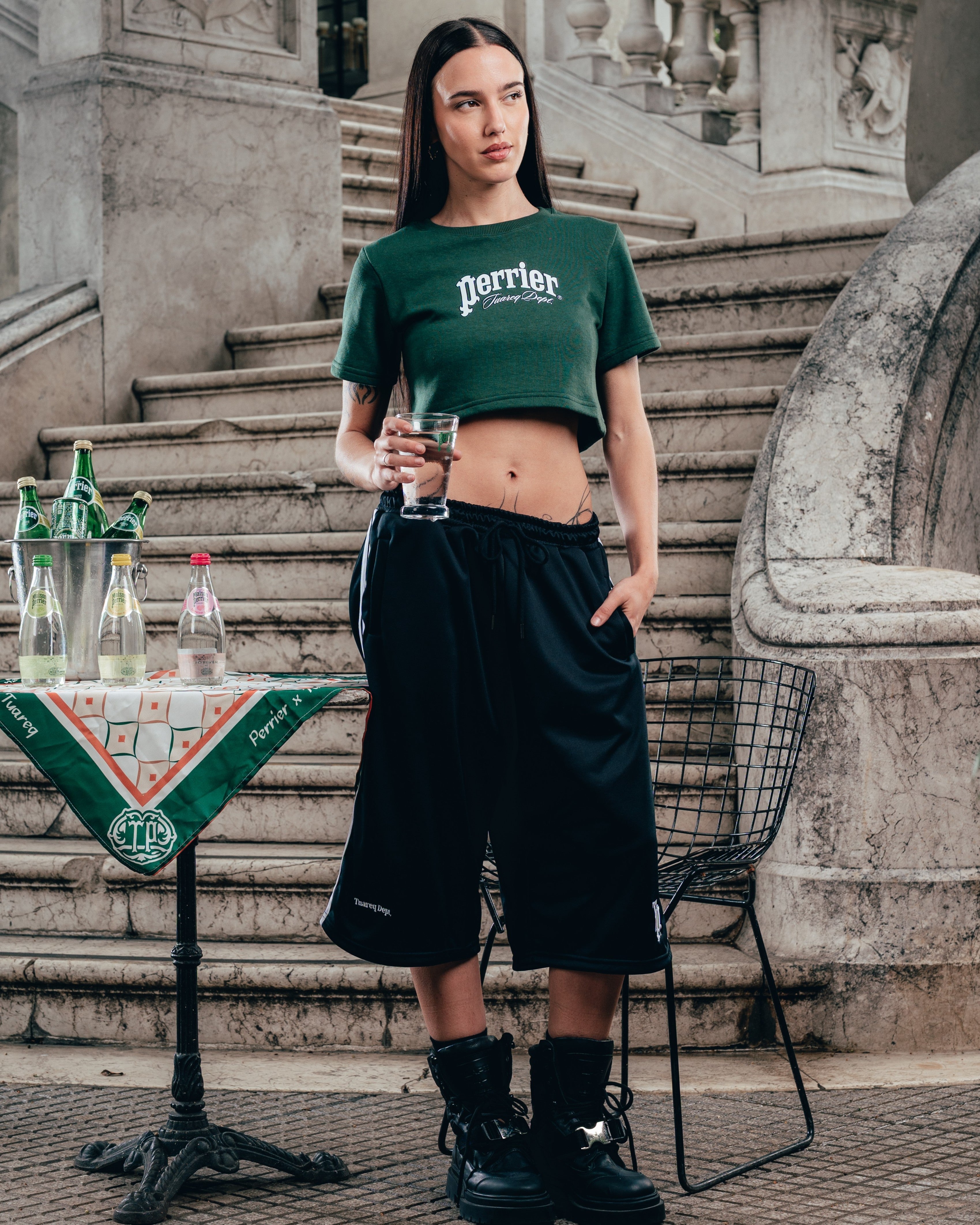 BABY TEE  [ PERRIER ] SIGNATURE GREEN