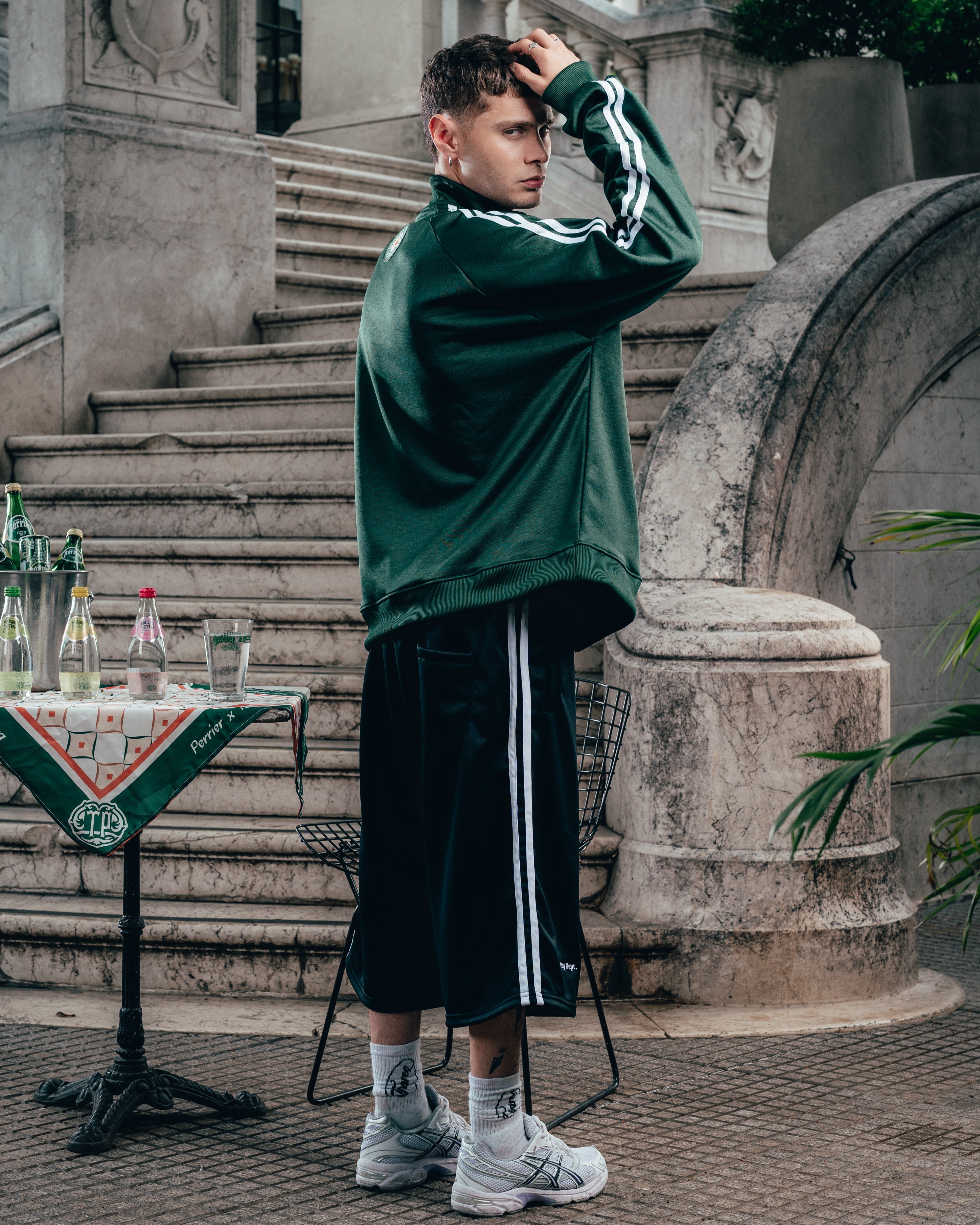 CAMPERA DEPORTIVA [ PERRIER ] GALON GREEN