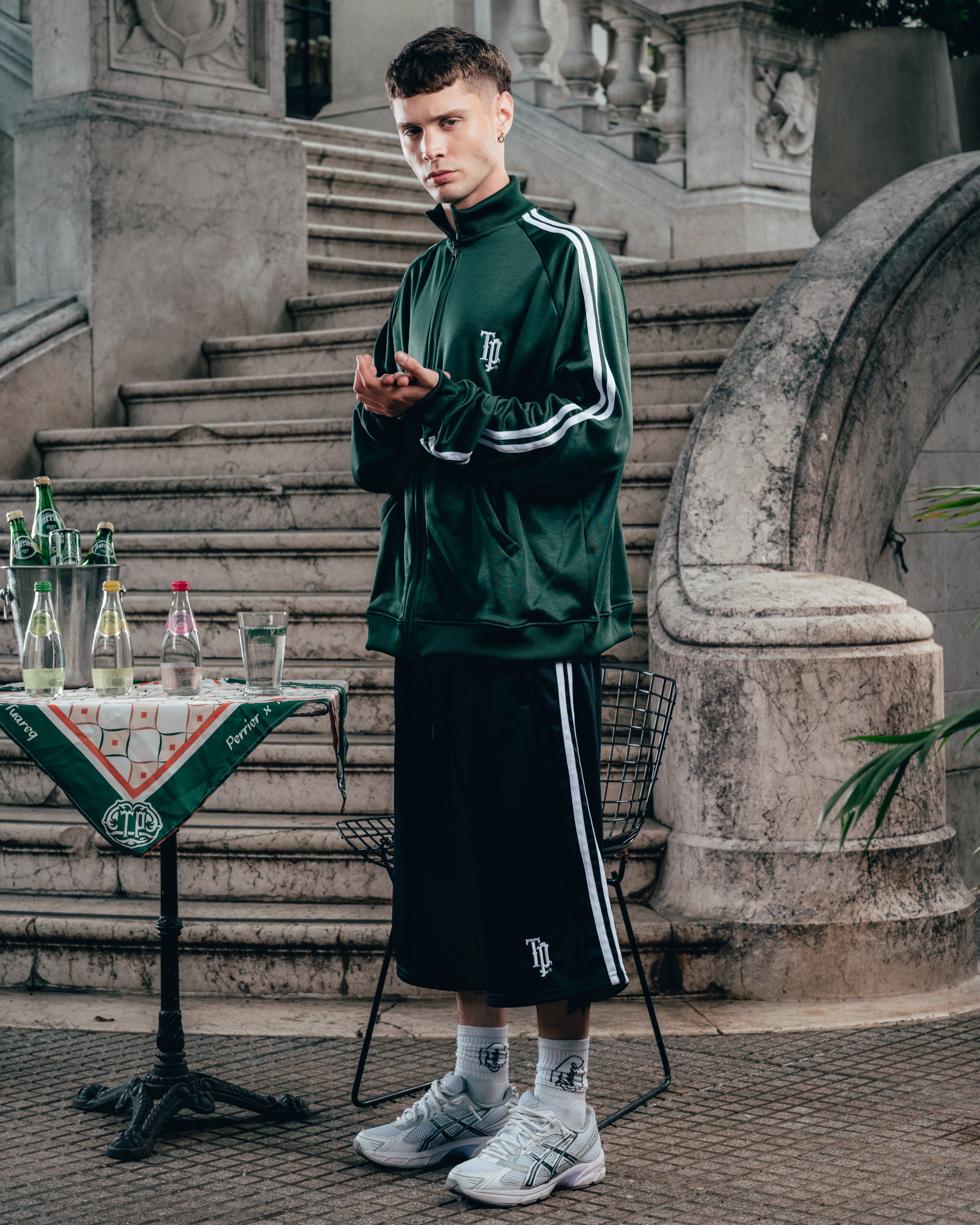 CAMPERA DEPORTIVA [ PERRIER ] GALON GREEN