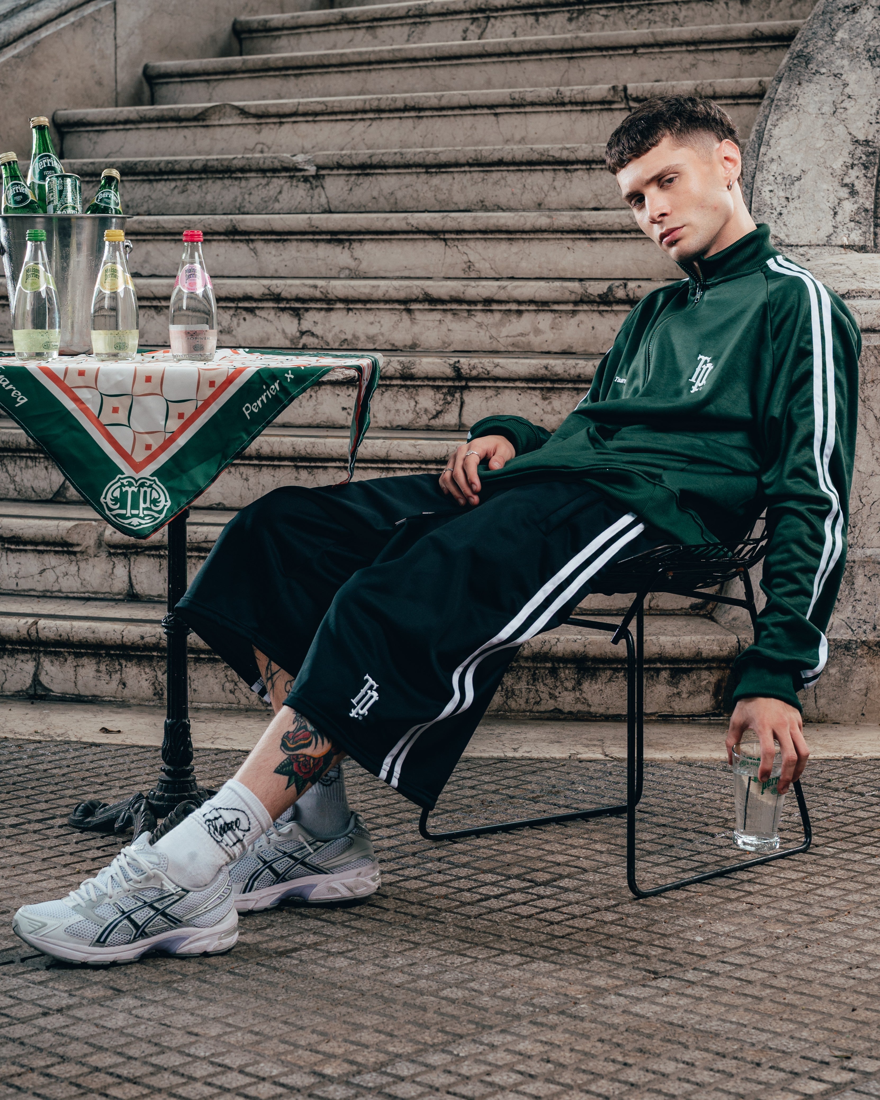 CAMPERA DEPORTIVA [ PERRIER ] GALON GREEN