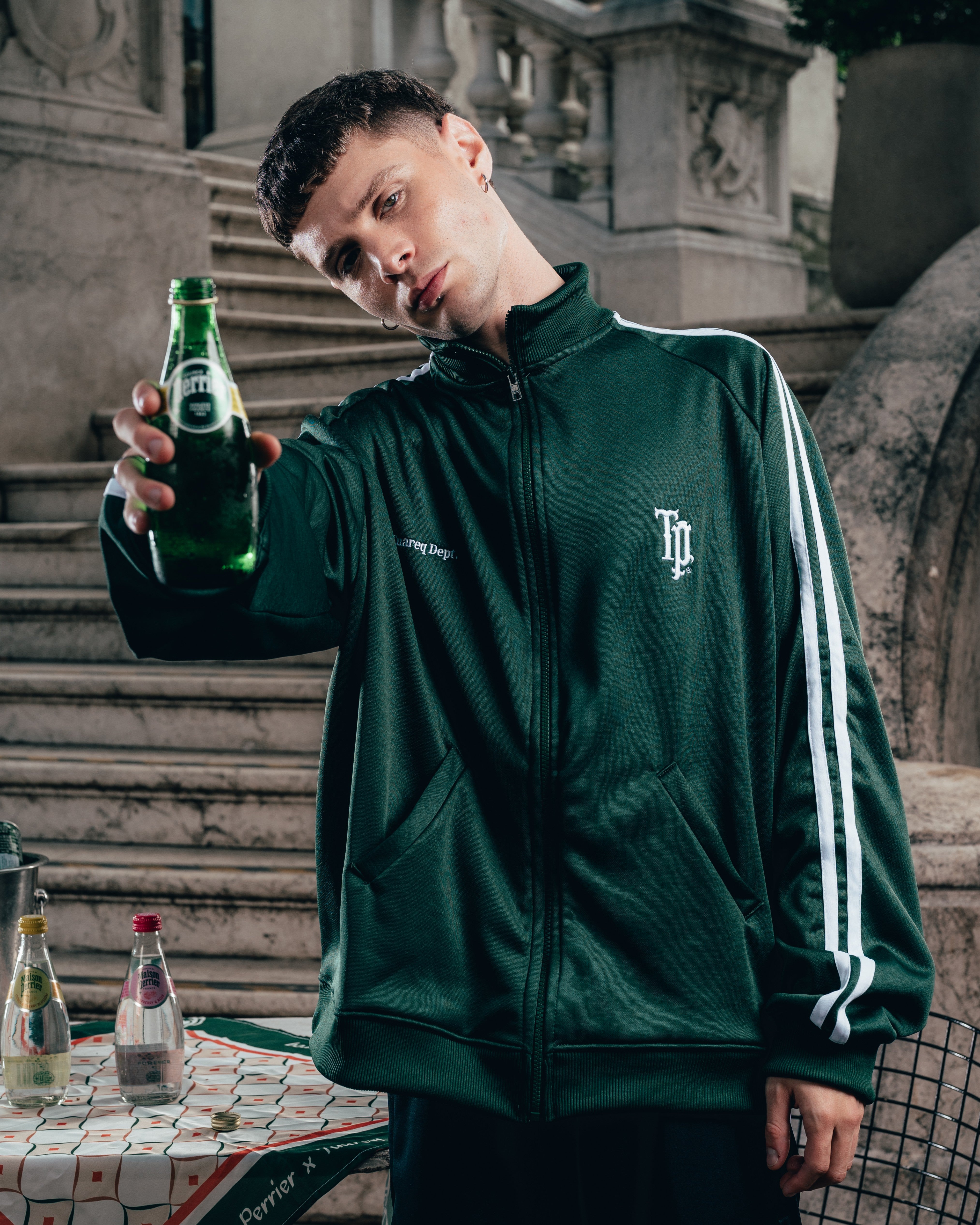 CAMPERA DEPORTIVA [ PERRIER ] GALON GREEN