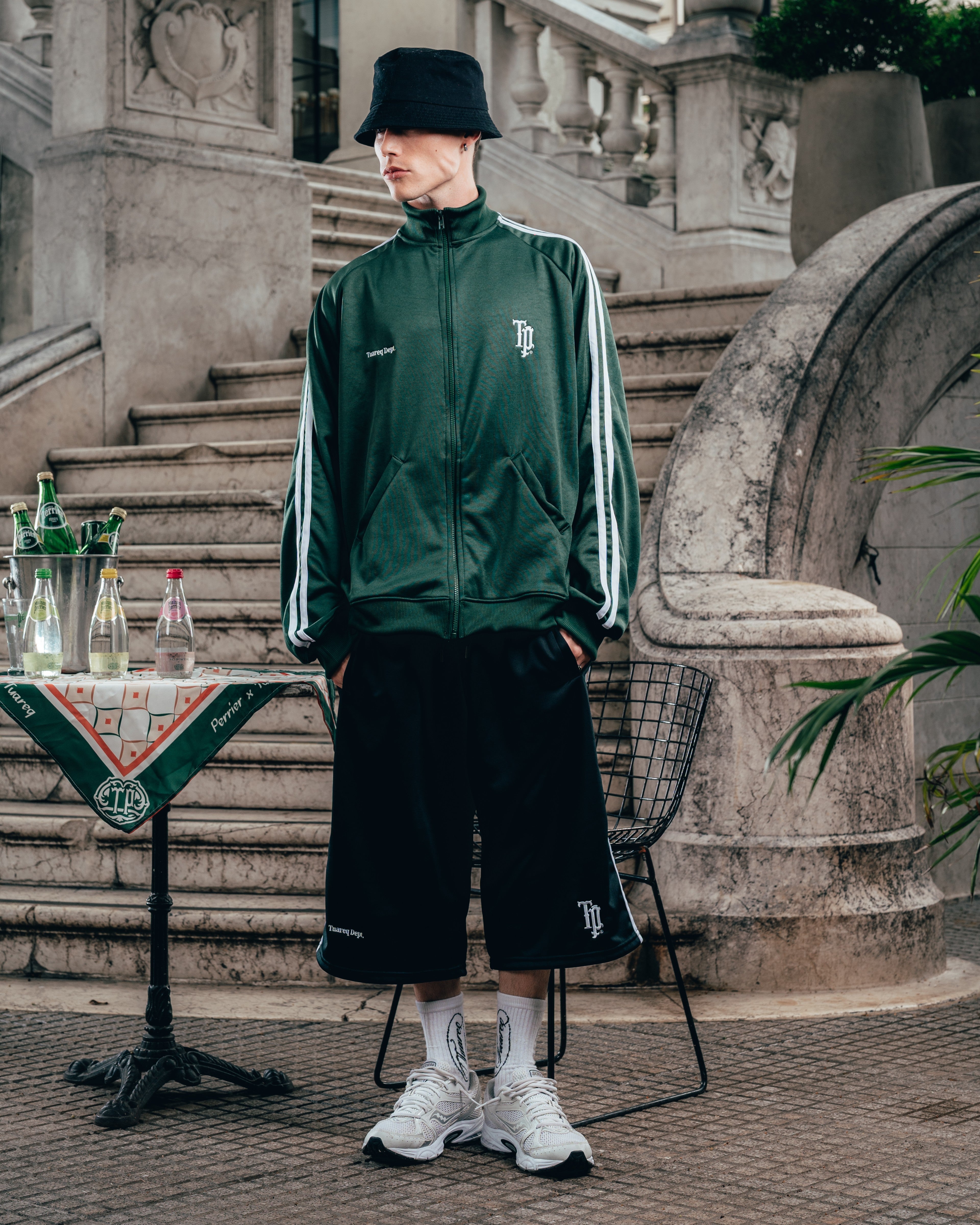 CAMPERA DEPORTIVA [ PERRIER ] GALON GREEN