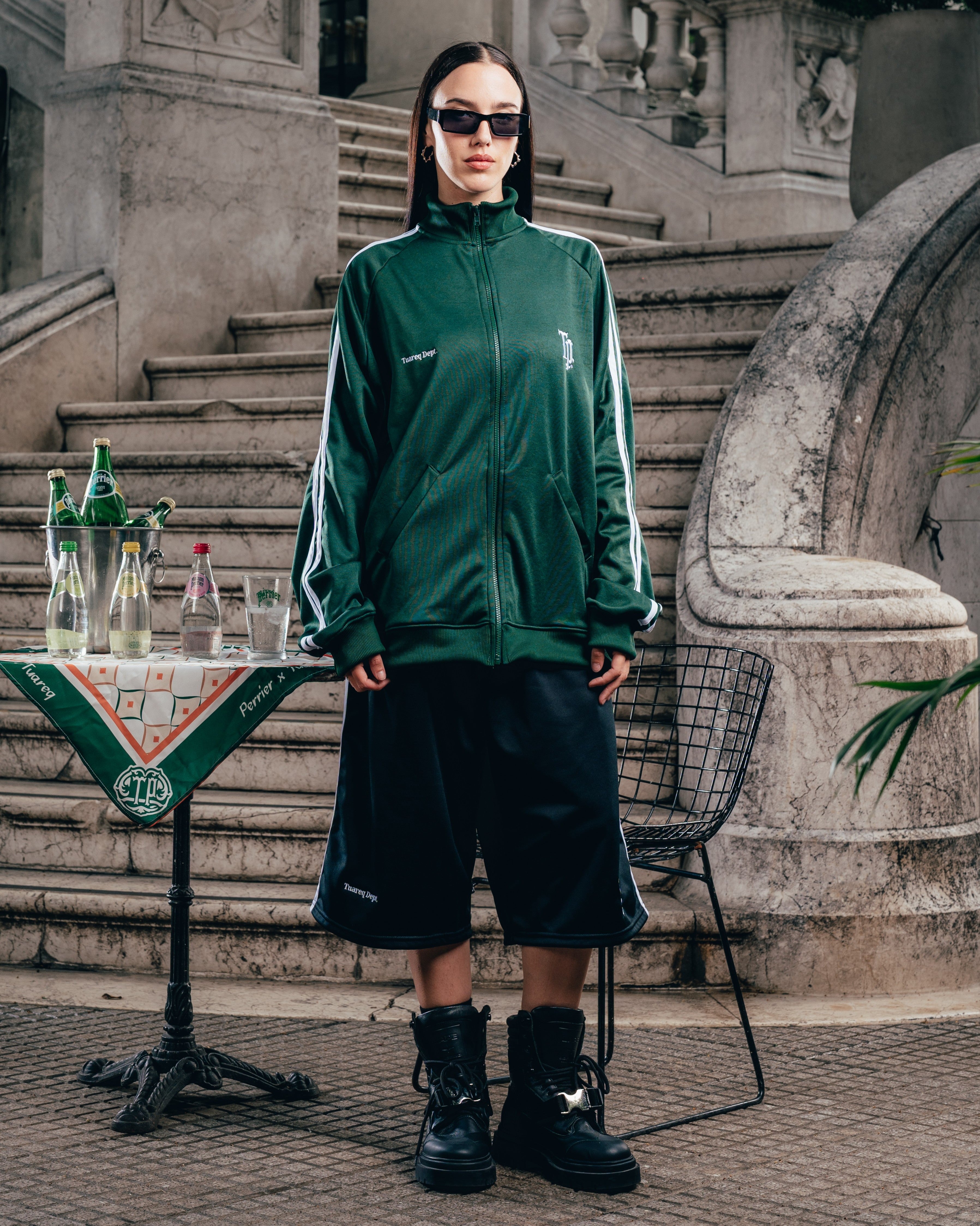 CAMPERA DEPORTIVA [ PERRIER ] GALON GREEN