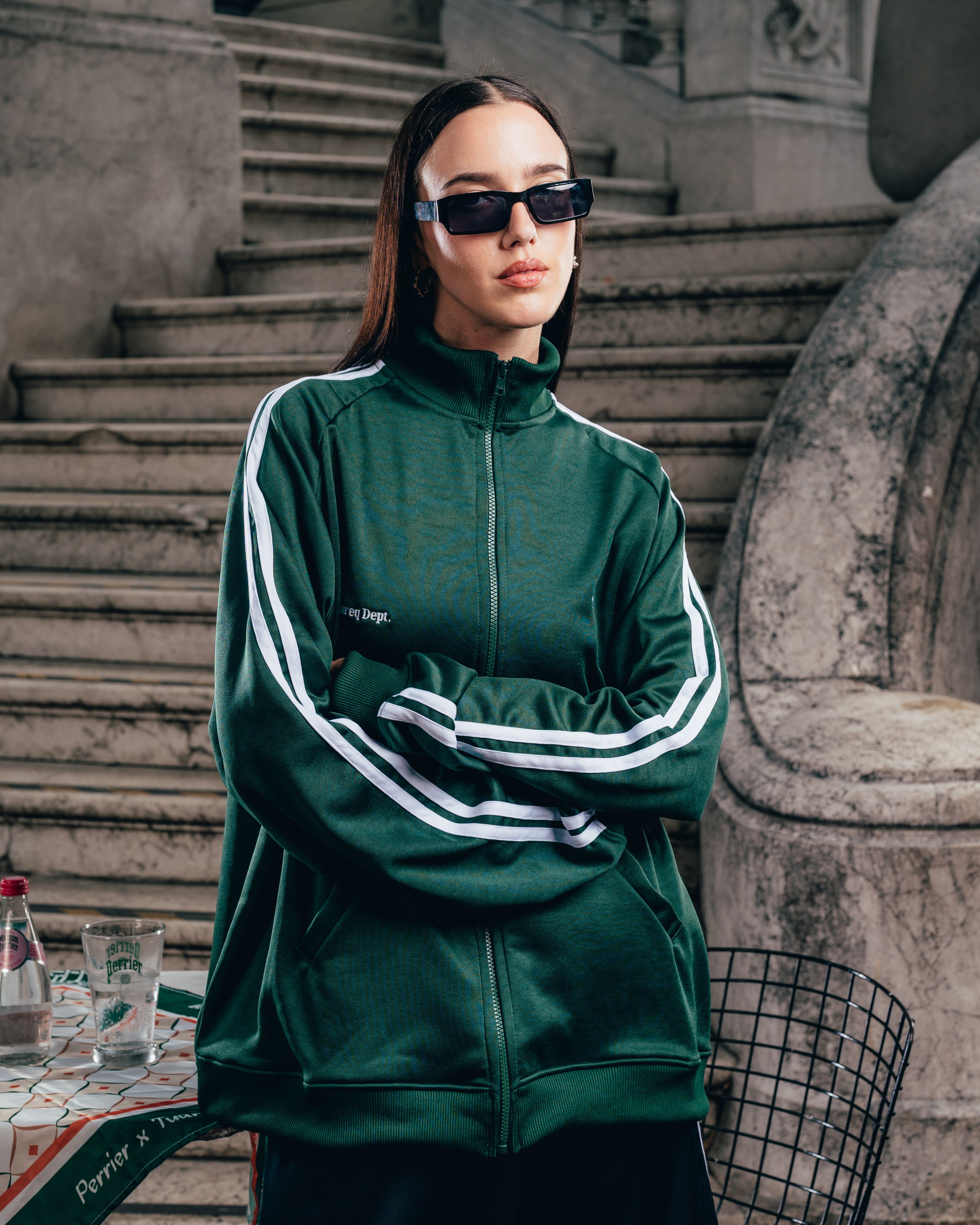 CAMPERA DEPORTIVA [ PERRIER ] GALON GREEN