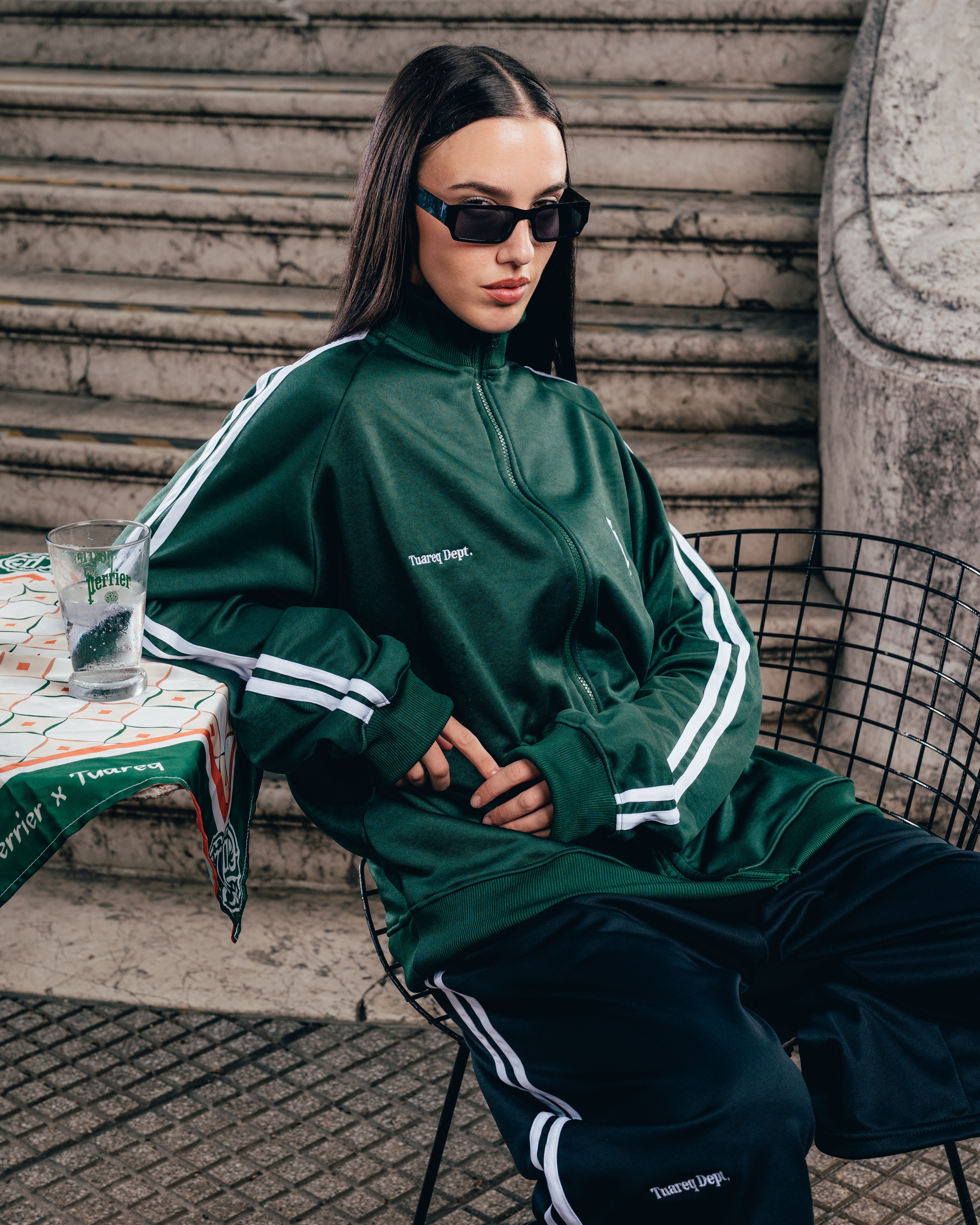 CAMPERA DEPORTIVA [ PERRIER ] GALON GREEN