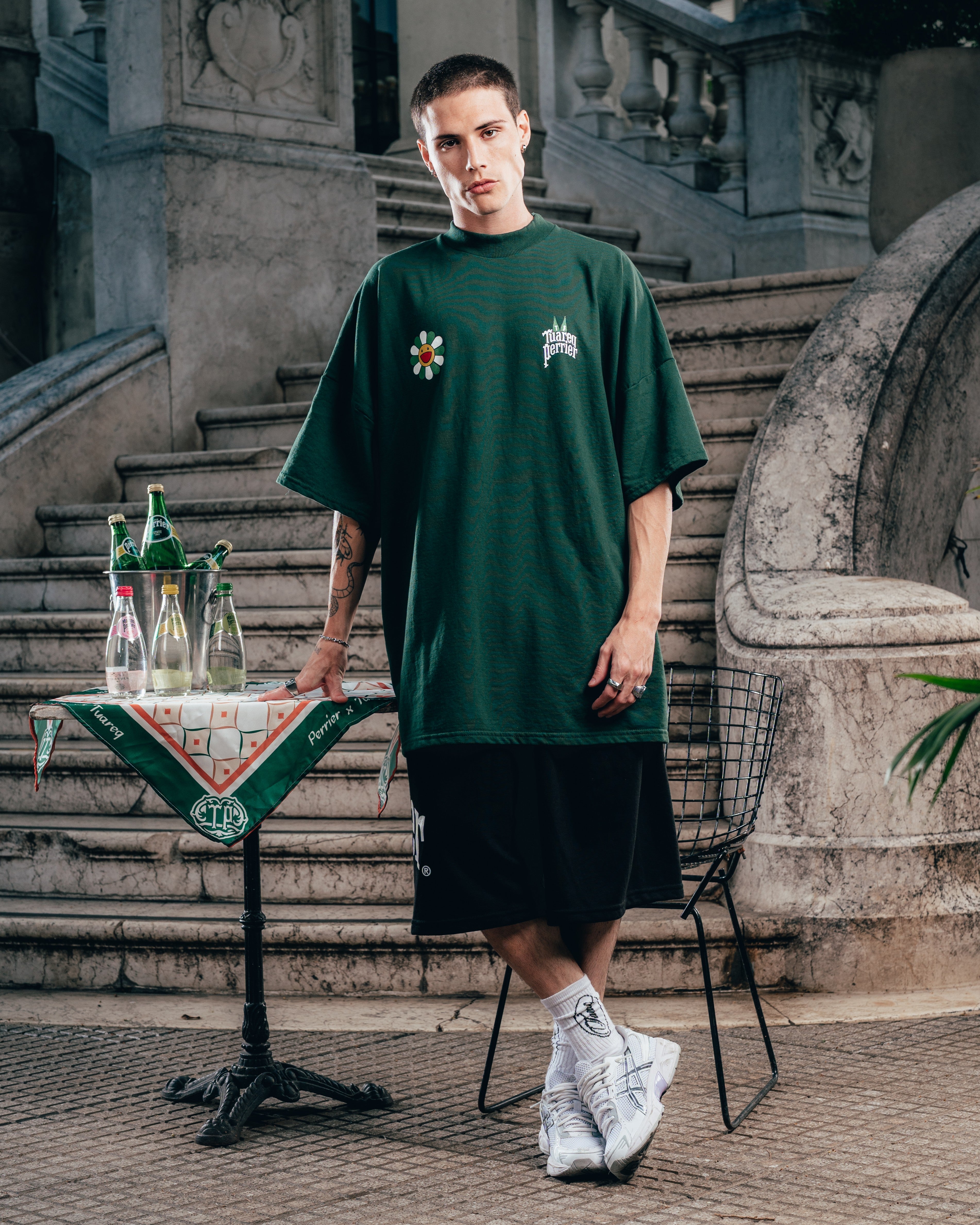 KIMONO RUSTICO [ PERRIER ] MURAKAMI GREEN