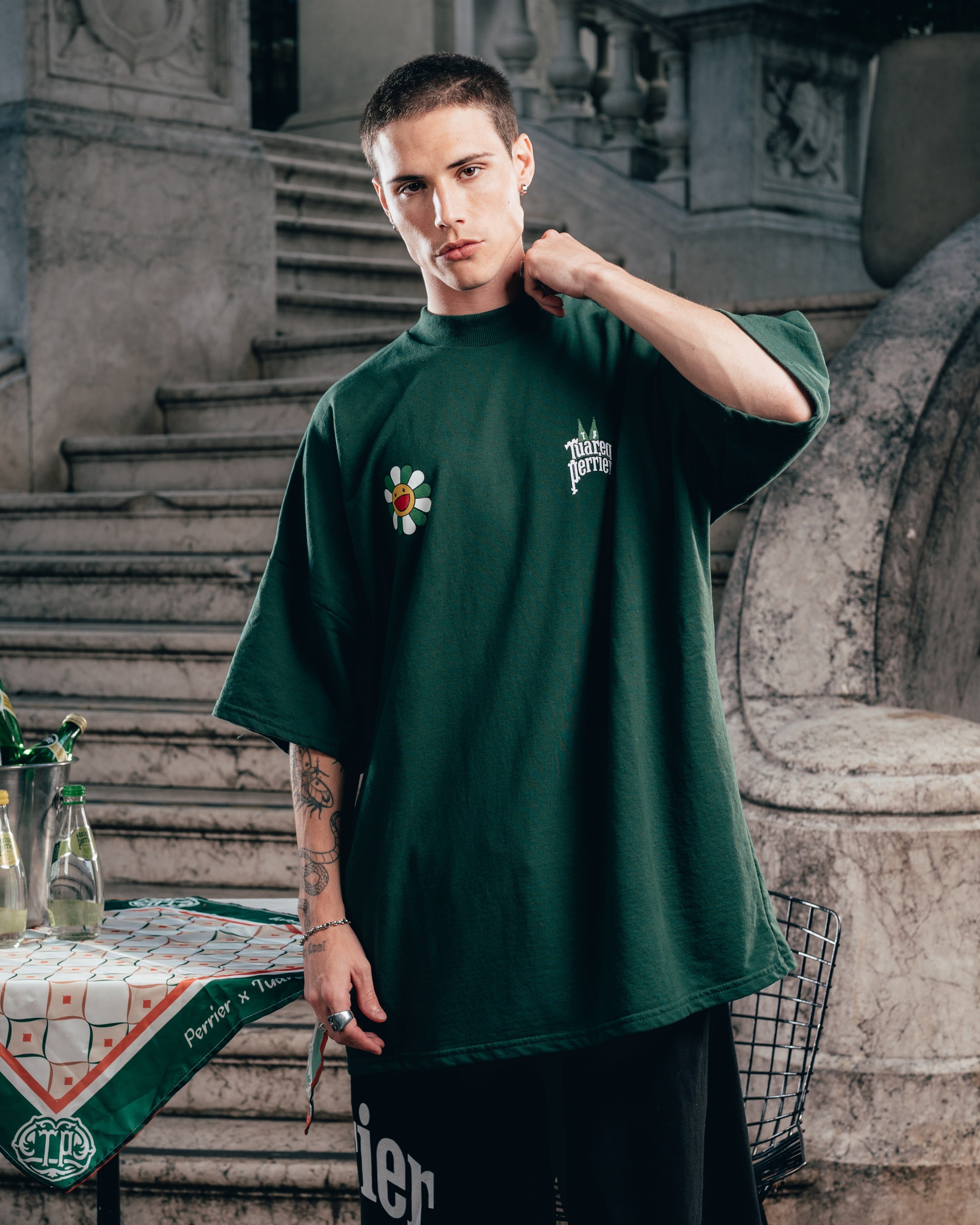 KIMONO RUSTICO [ PERRIER ] MURAKAMI GREEN