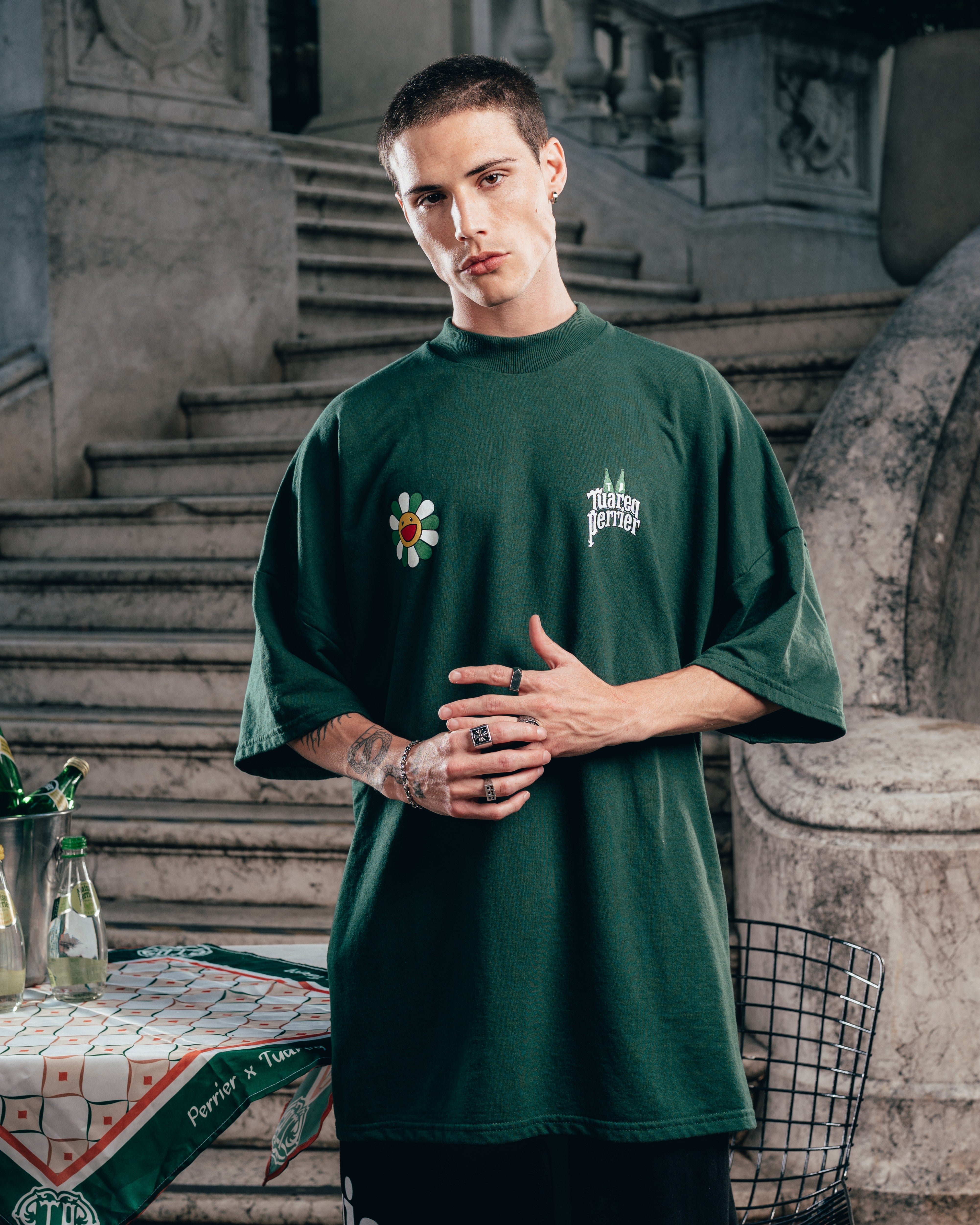 KIMONO RUSTICO [ PERRIER ] MURAKAMI GREEN