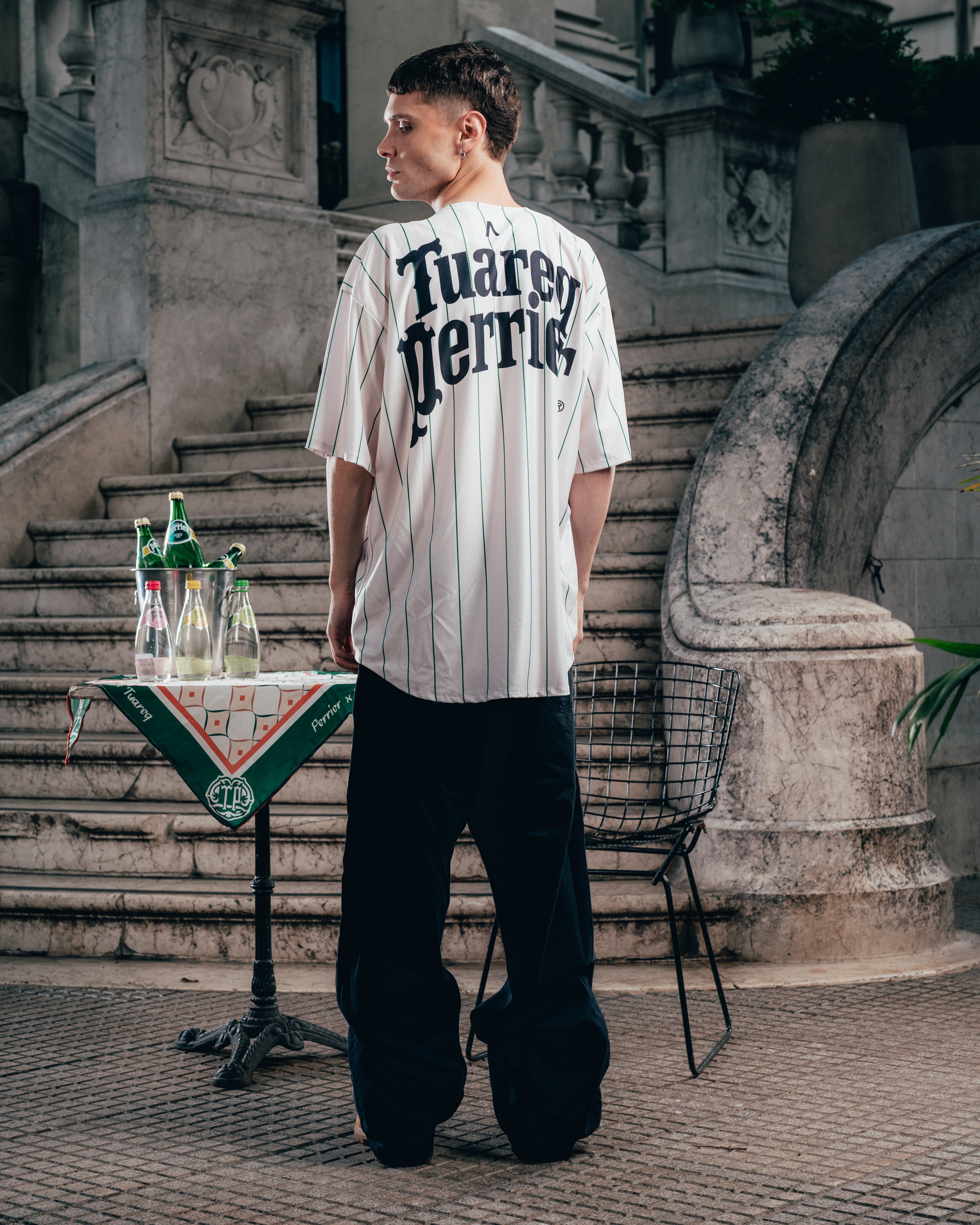 CAMISETA BASEBALL [ PERRIER ] MURAKAMI WHITE