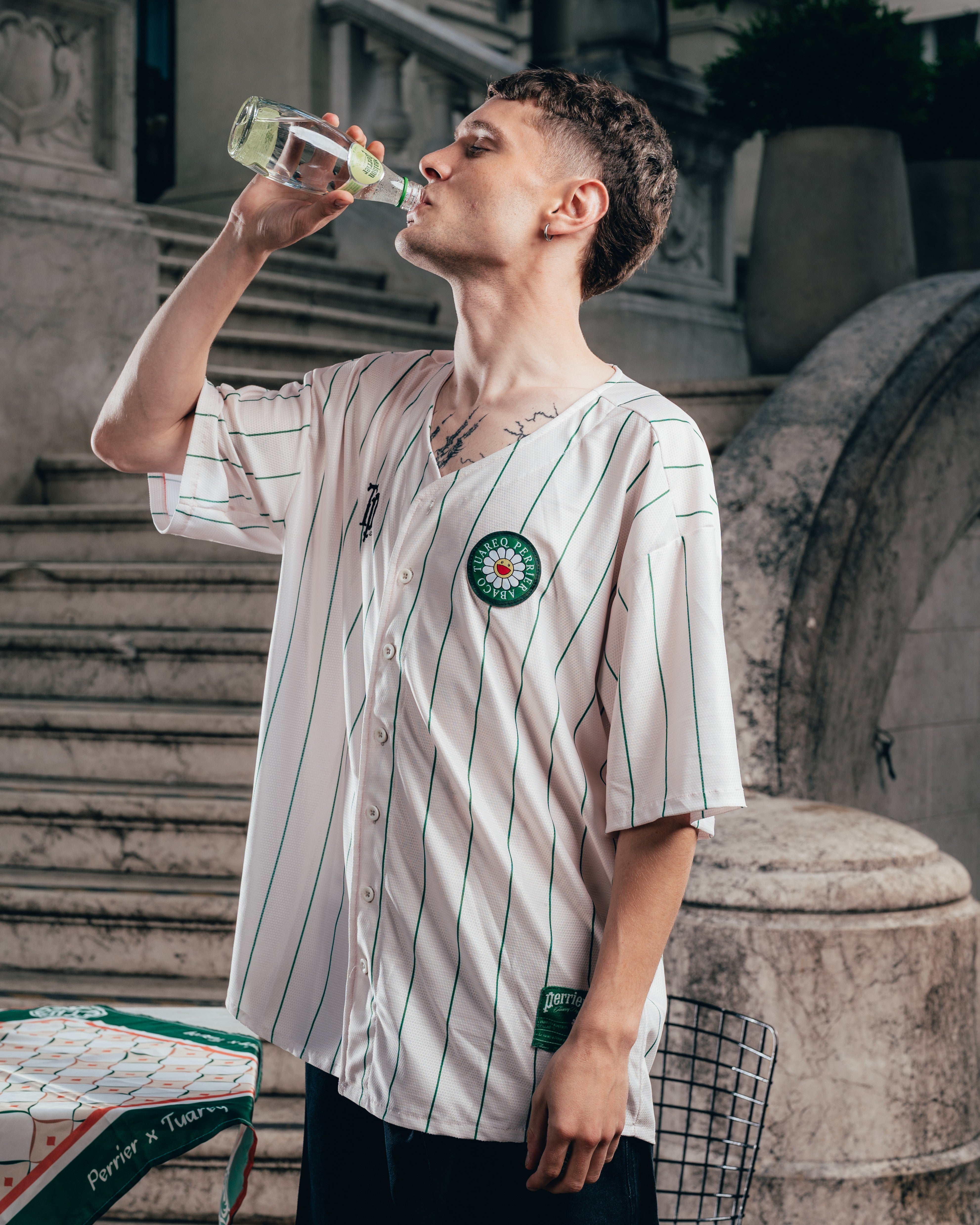 CAMISETA BASEBALL [ PERRIER ] MURAKAMI WHITE