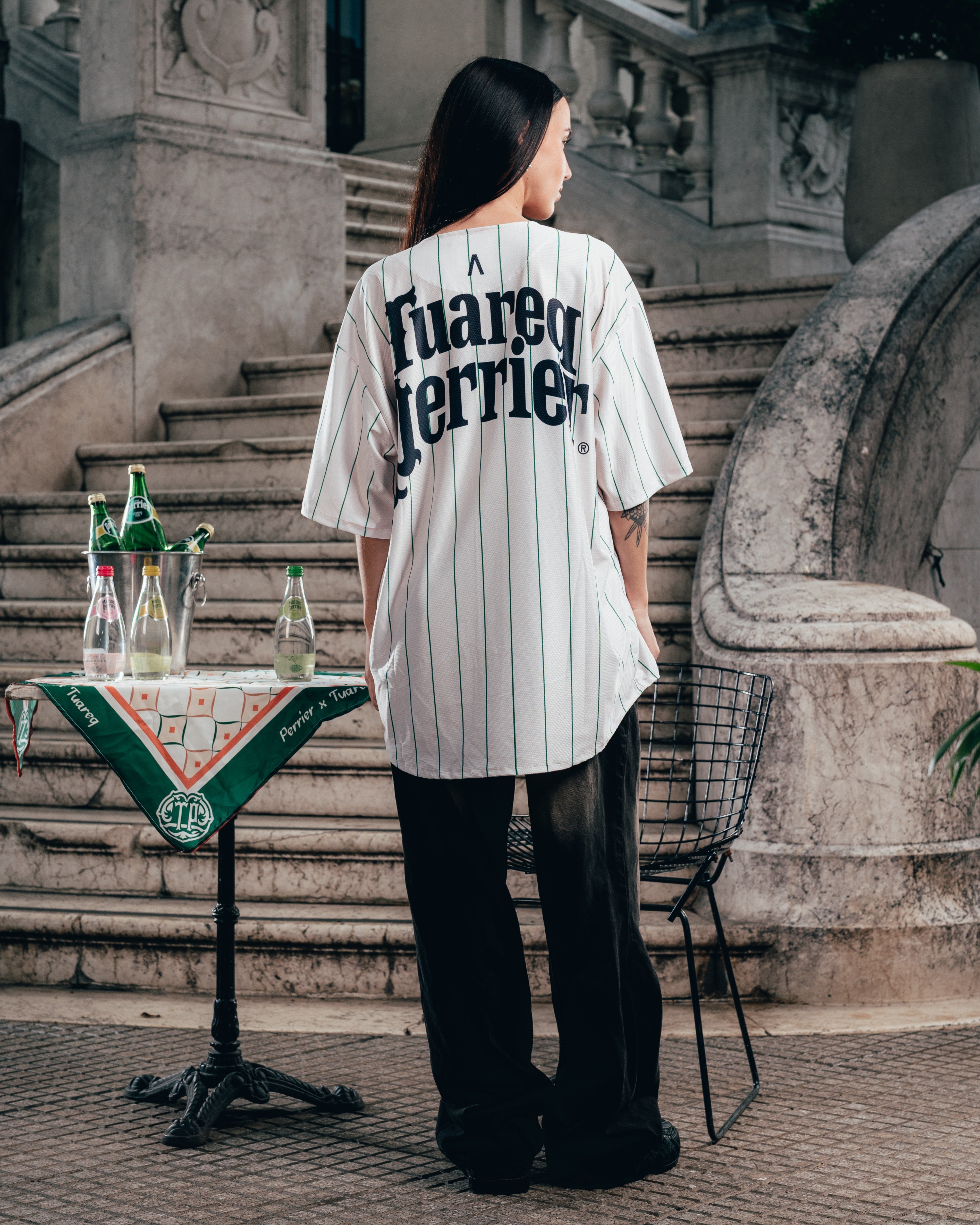 CAMISETA BASEBALL [ PERRIER ] MURAKAMI WHITE