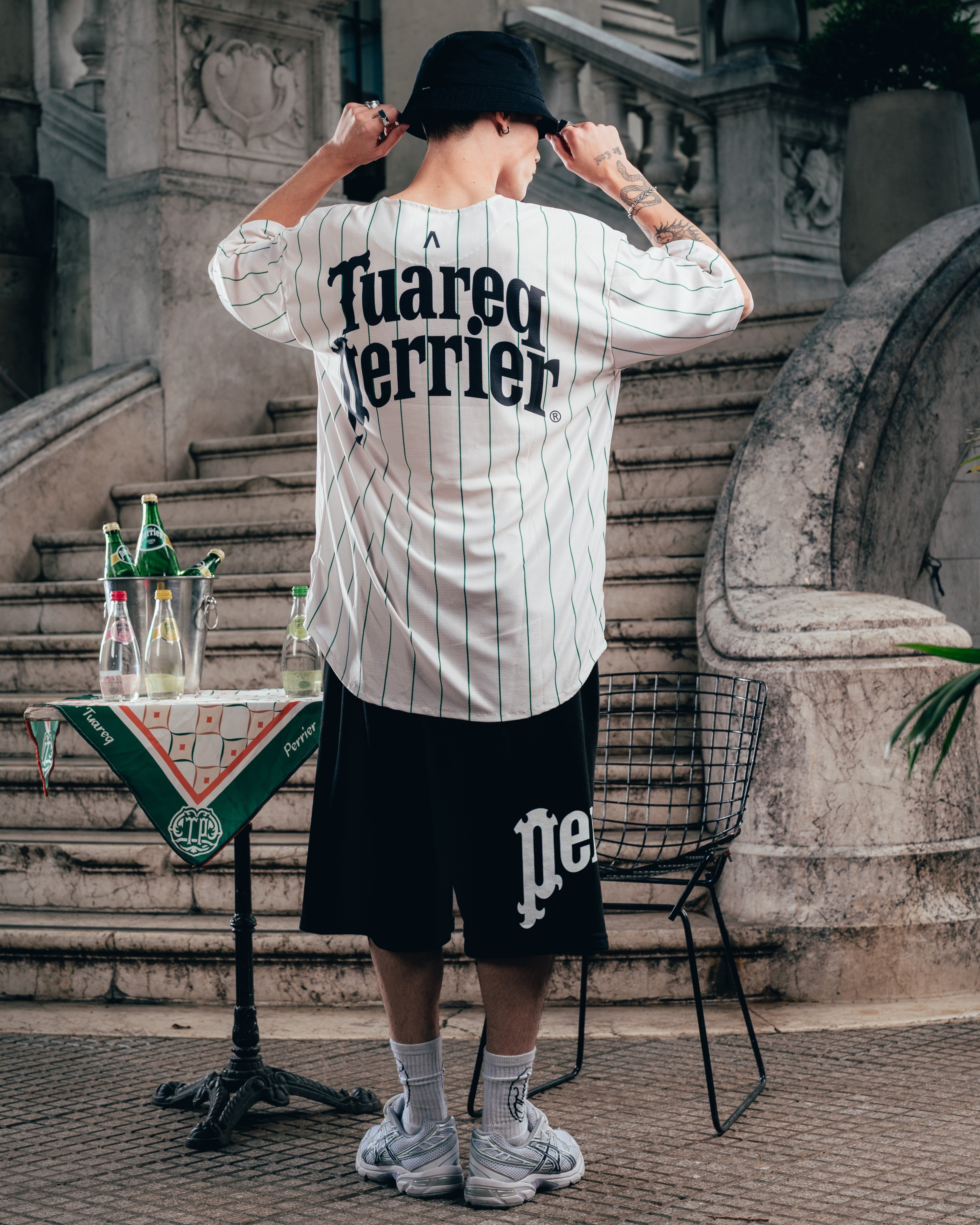 CAMISETA BASEBALL [ PERRIER ] MURAKAMI WHITE