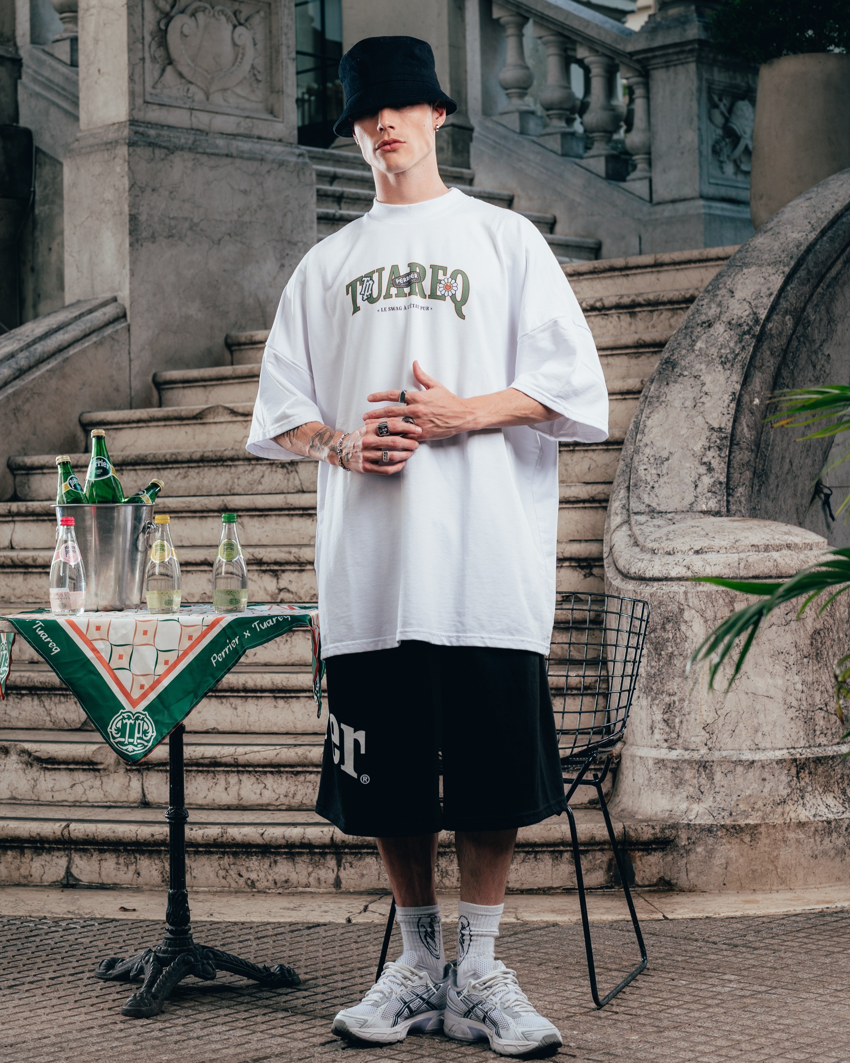 KIMONO RUSTICO [ PERRIER ] PATCH WHITE